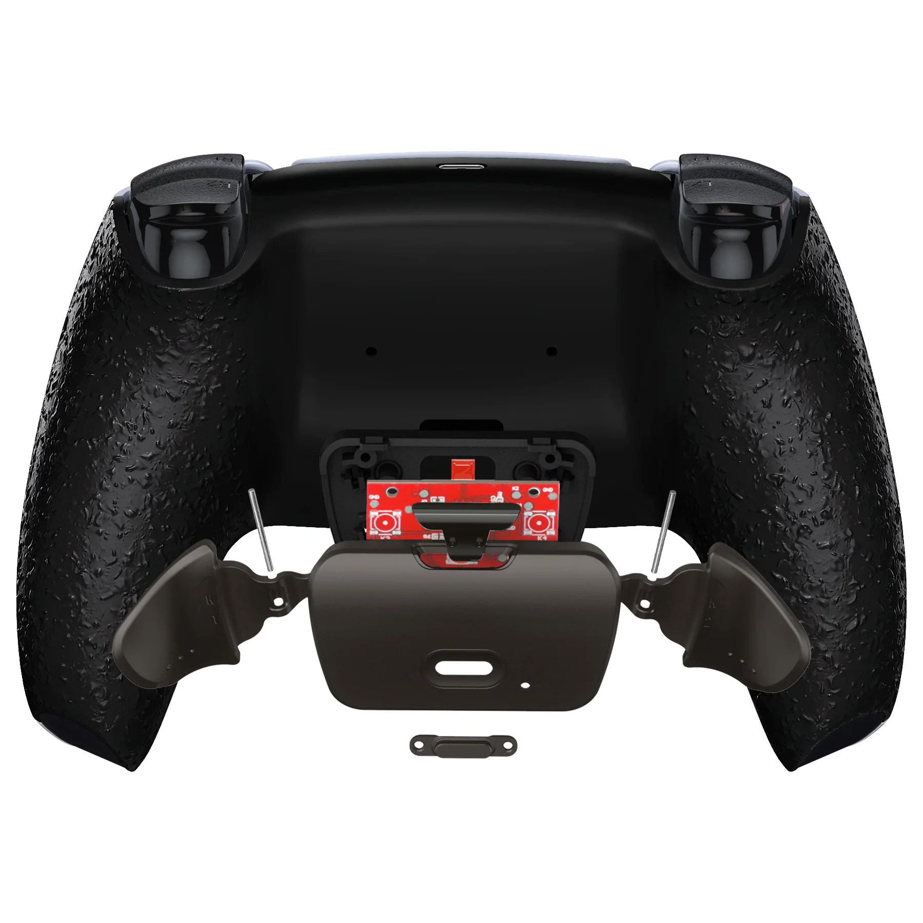 eXtremeRate Black Real Metal Buttons (RMB) Version RISE V3 Remap Kit for PS5 Controller BDM-030/040/050 - Textured Black - Image 6