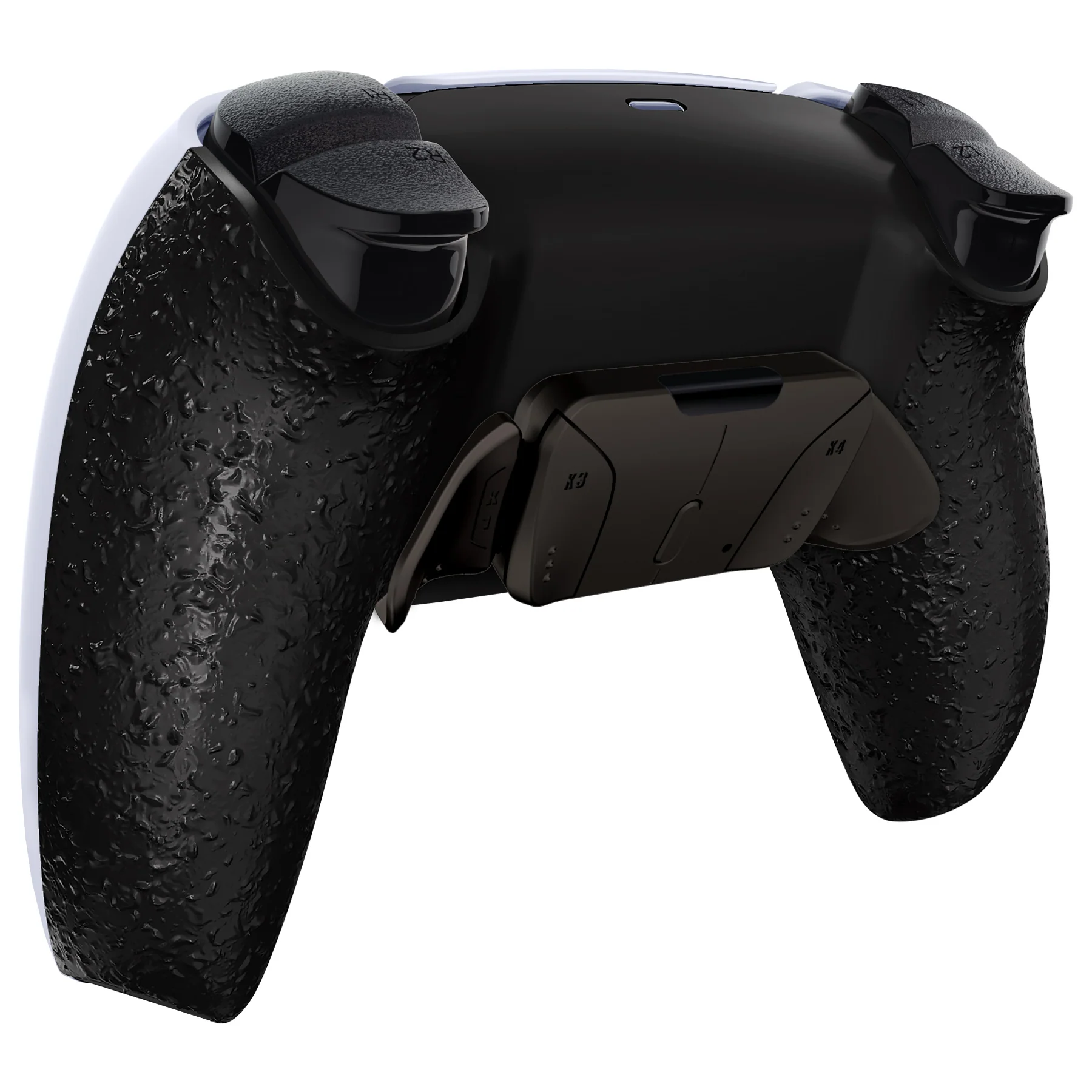 eXtremeRate Black Real Metal Buttons (RMB) Version RISE4 V3 Remap Kit for PS5 Controller BDM-030/040/050 - Textured Black - Image 8