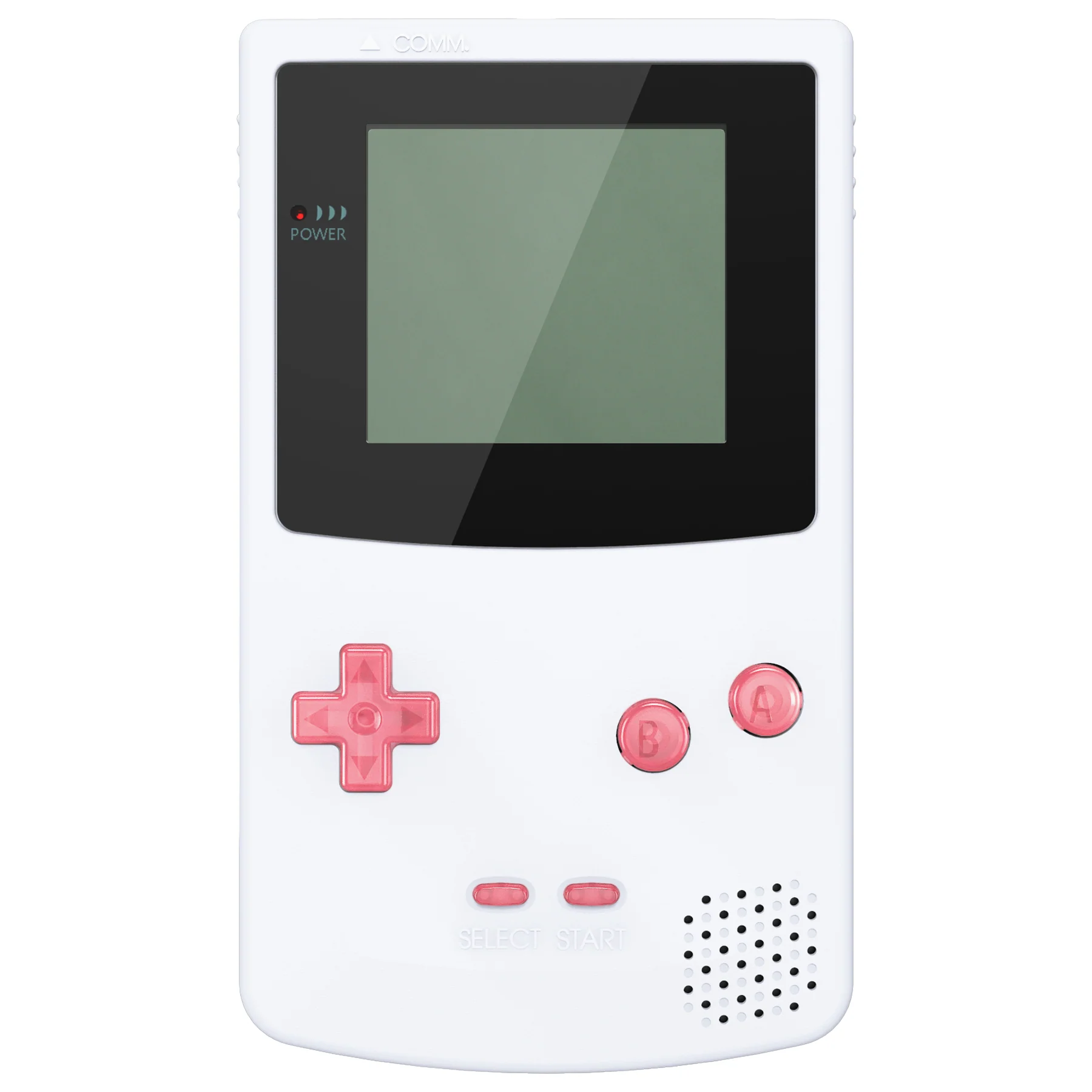 eXtremeRate Replacement Full Set Buttons for Gameboy Color GBC - Cherry Pink