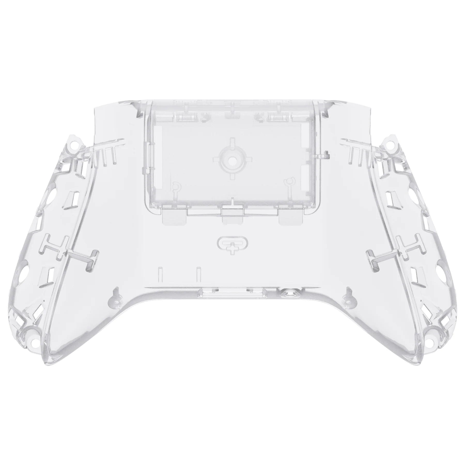 eXtremeRate Replacement Bottom Shell with Battery Cover for Xbox Series X & S Controller - Clear