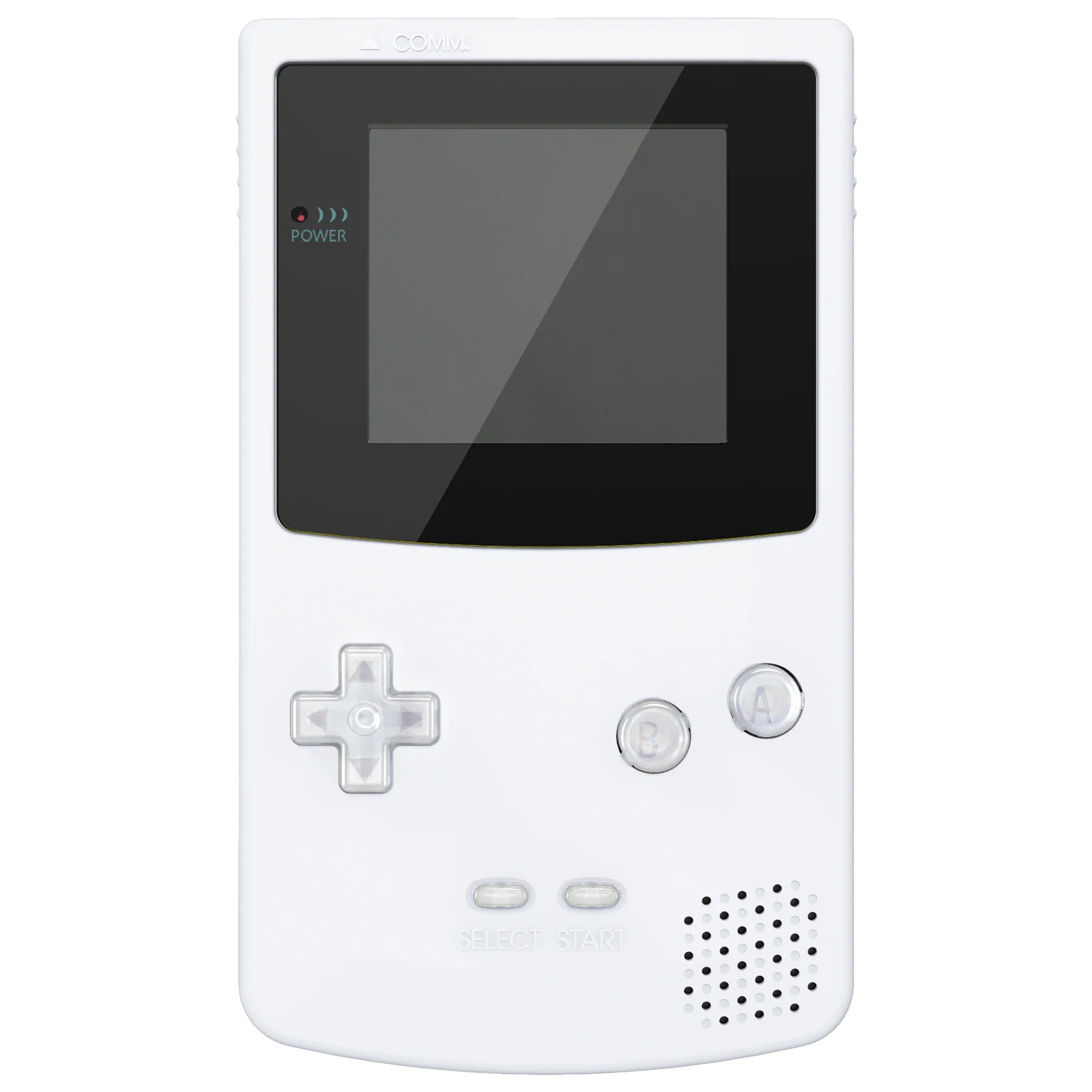 eXtremeRate Replacement Full Set Buttons for Gameboy Color GBC - Transparent Clear
