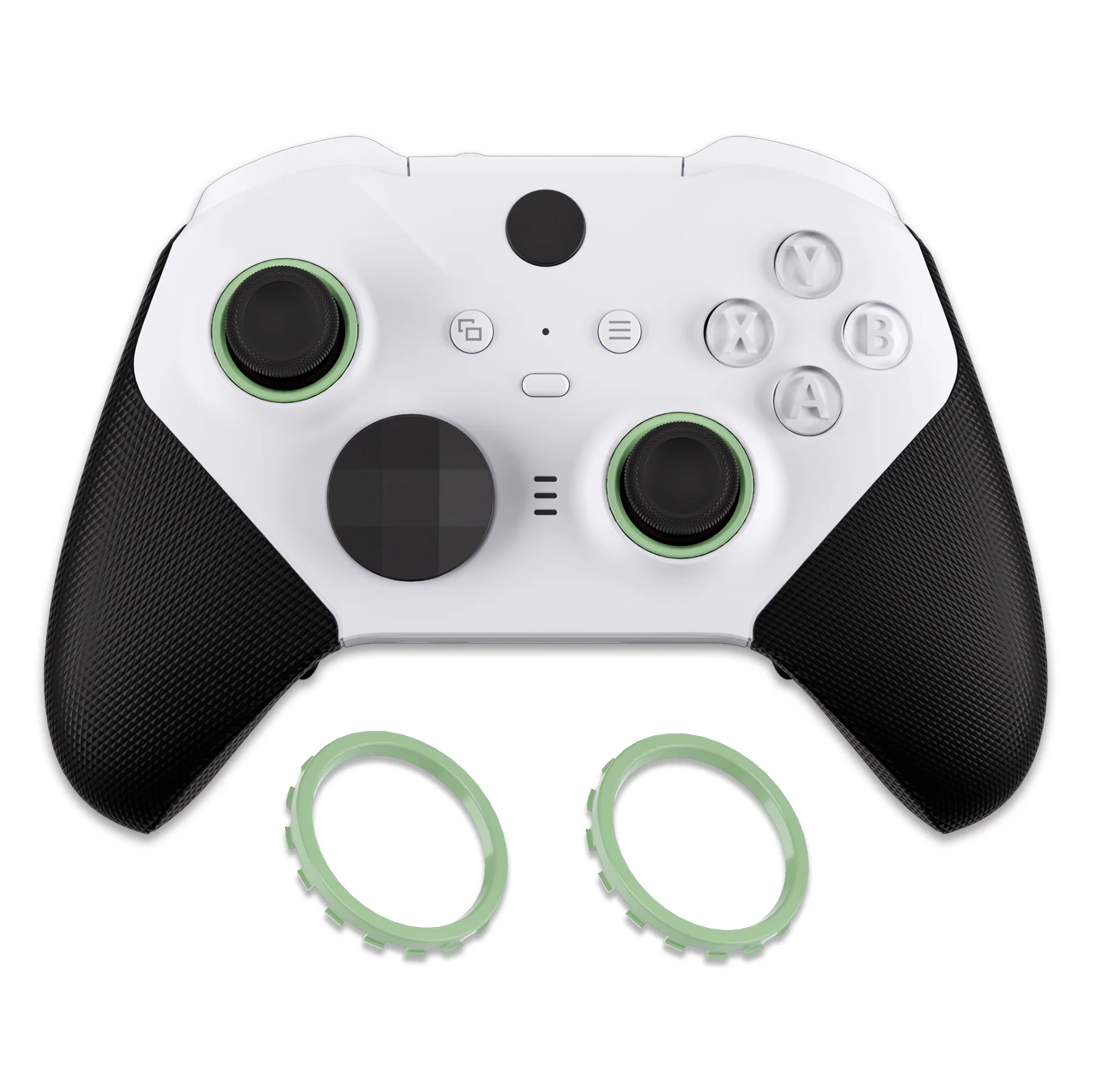 eXtremeRate Custom Accent Rings for Xbox Elite Series 2 Core & for Elite Series 2 & for Xbox One Elite Controller, Compatible with eXtremeRate ASR Version Shell for Xbox Series X/S Controller - Matcha Green - Image 4