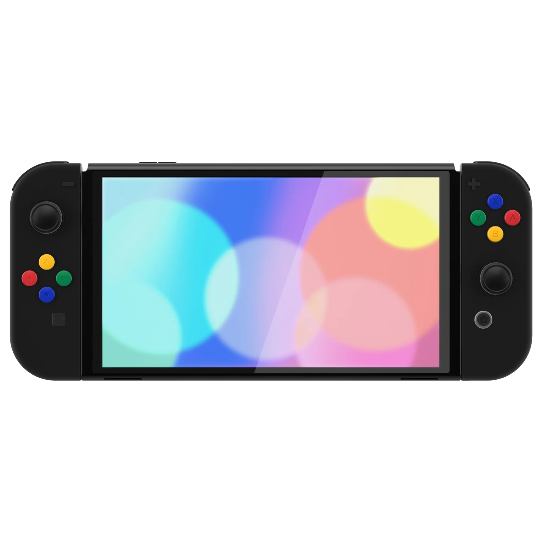 eXtremeRate Custom Replacement Full Set Shell with Buttons for Nintendo Switch OLED - Black - Image 5