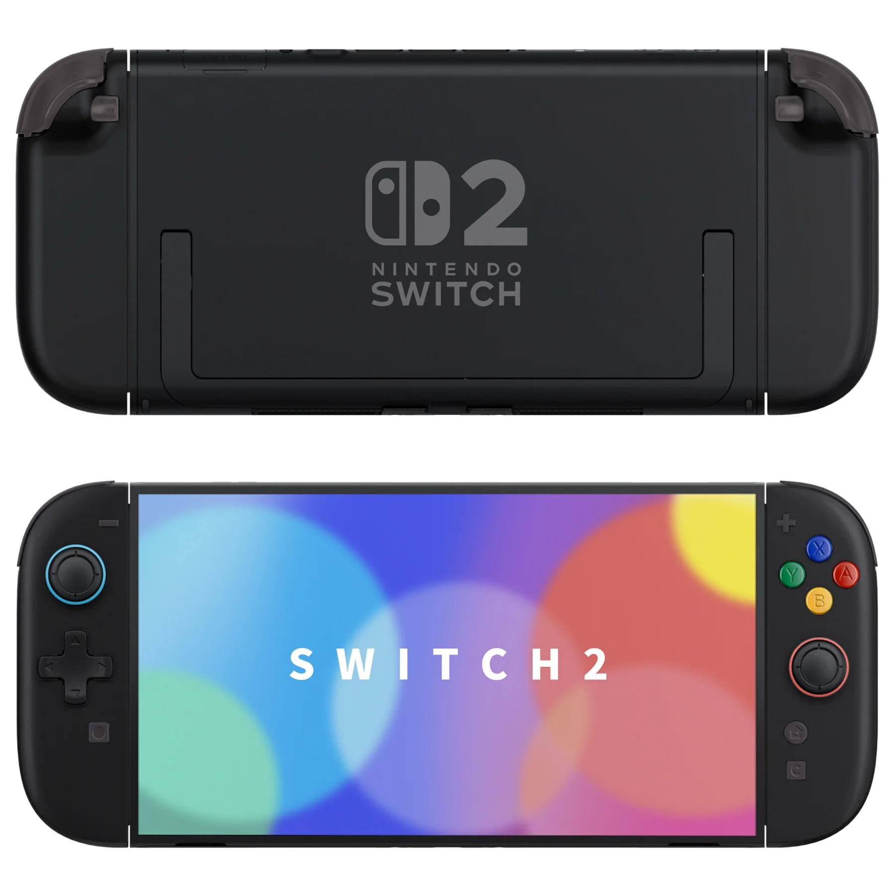 eXtremeRate D-Pad Version Replacement Full Set Shell Case with Buttons for Joycon 2 of Nintendo Switch 2 - Deluxe Version - Black - Image 4
