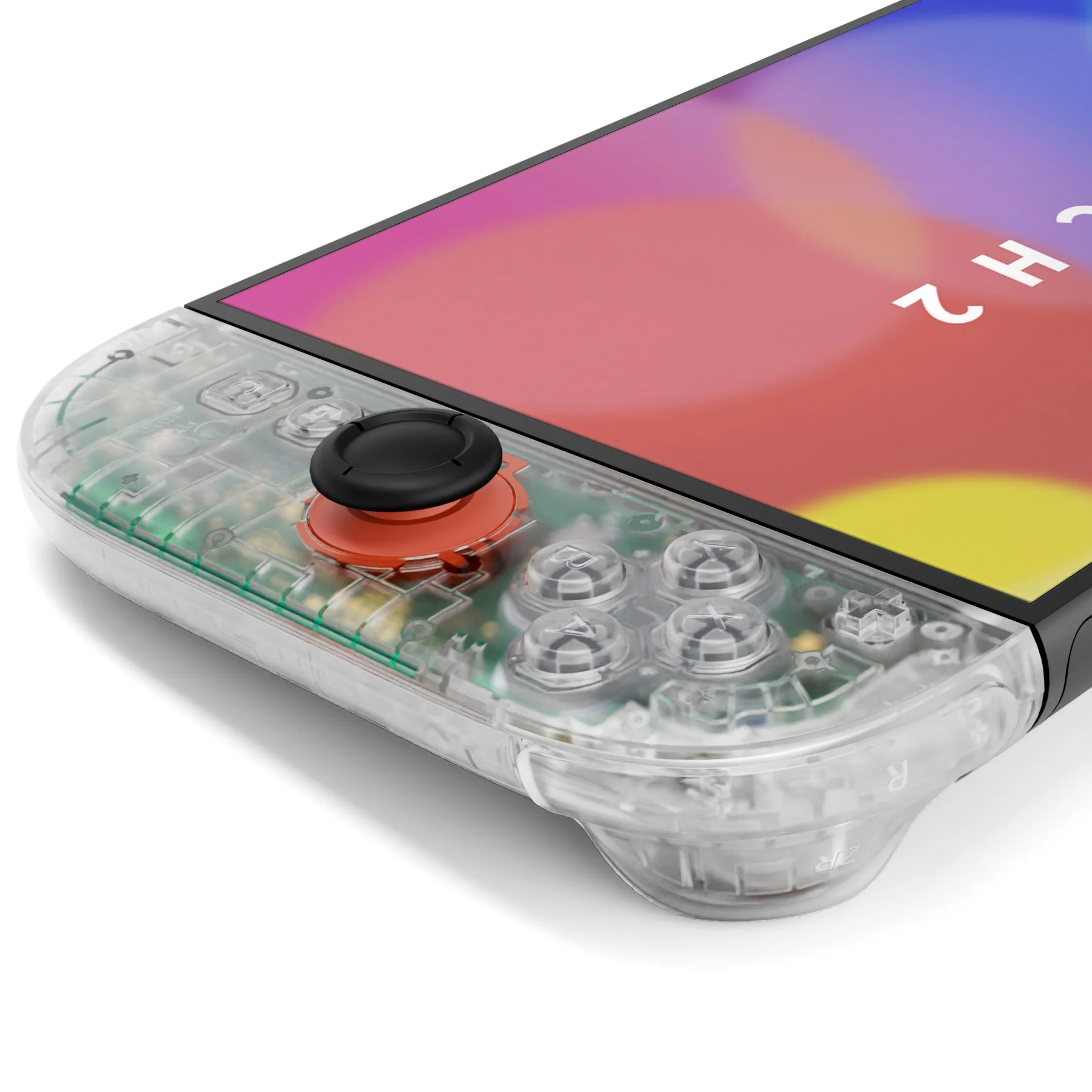 eXtremeRate D-Pad Version Replacement Full Set Shell Case with Buttons for Joycon 2 of Nintendo Switch 2 - Deluxe Version - Clear - Image 8