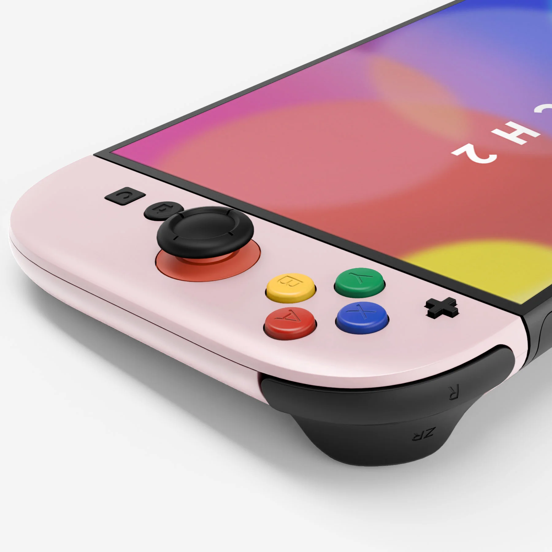 eXtremeRate D-Pad Version Replacement Full Set Shell Case with Buttons for Joycon 2 of Nintendo Switch 2 - Essence Version - Cherry Blossoms Pink - Image 8