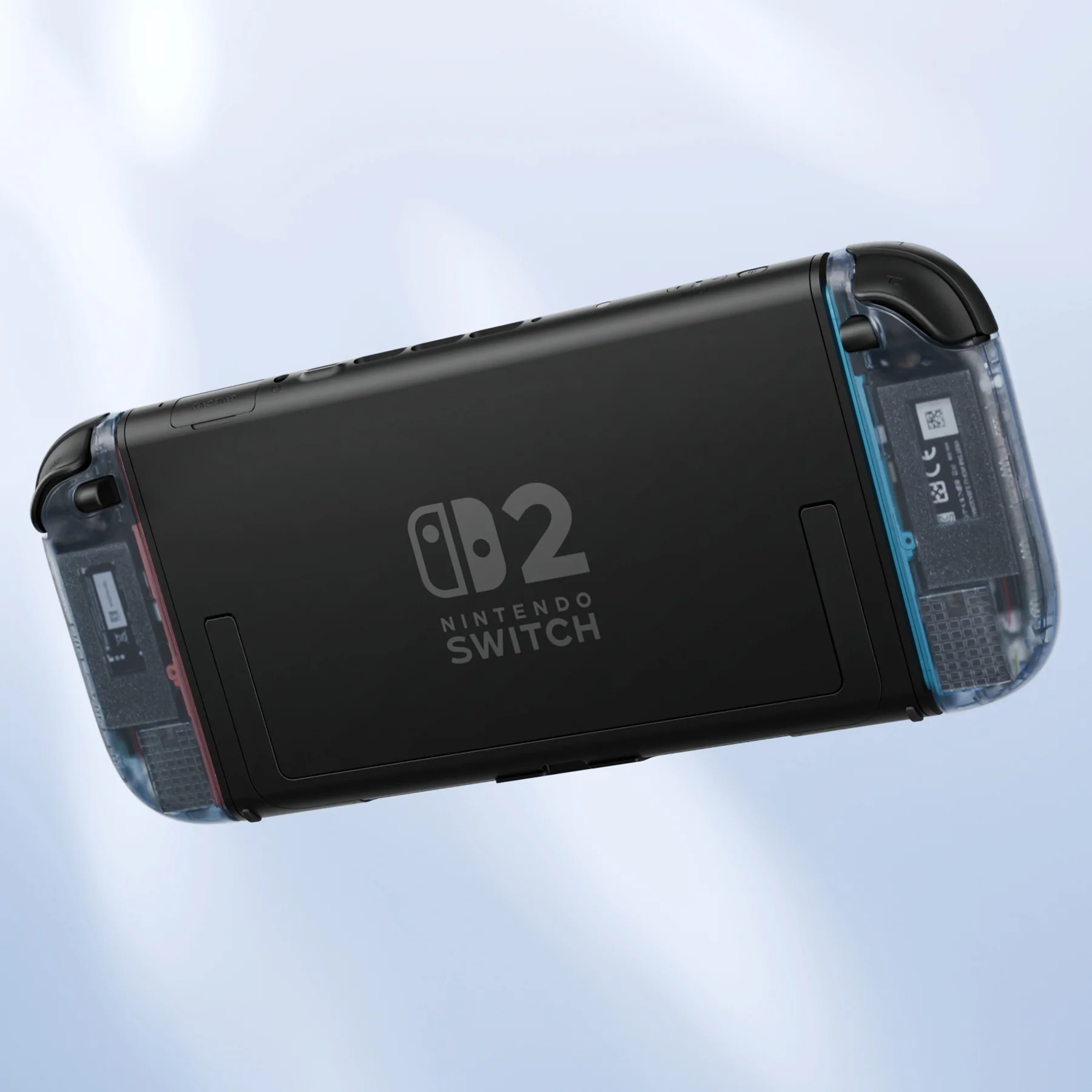 eXtremeRate D-Pad Version Replacement Full Set Shell Case with Buttons for Joycon 2 of Nintendo Switch 2 - Essence Version - Clear Glacier Blue - Image 11