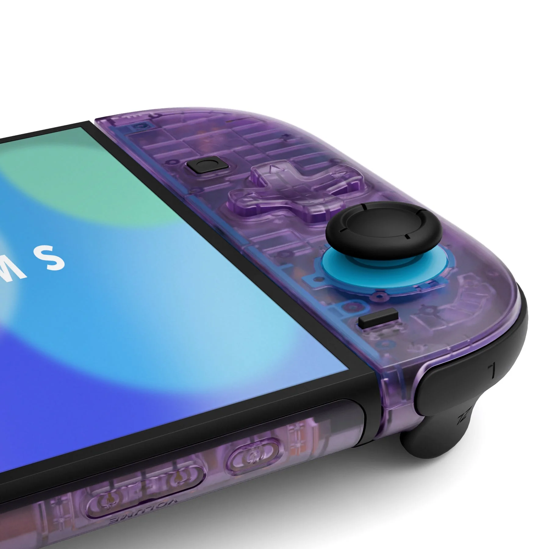 eXtremeRate D-Pad Version Replacement Full Set Shells with Buttons for Nintendo Switch 2 - Essence Version - Clear Atomic Purple - Image 10