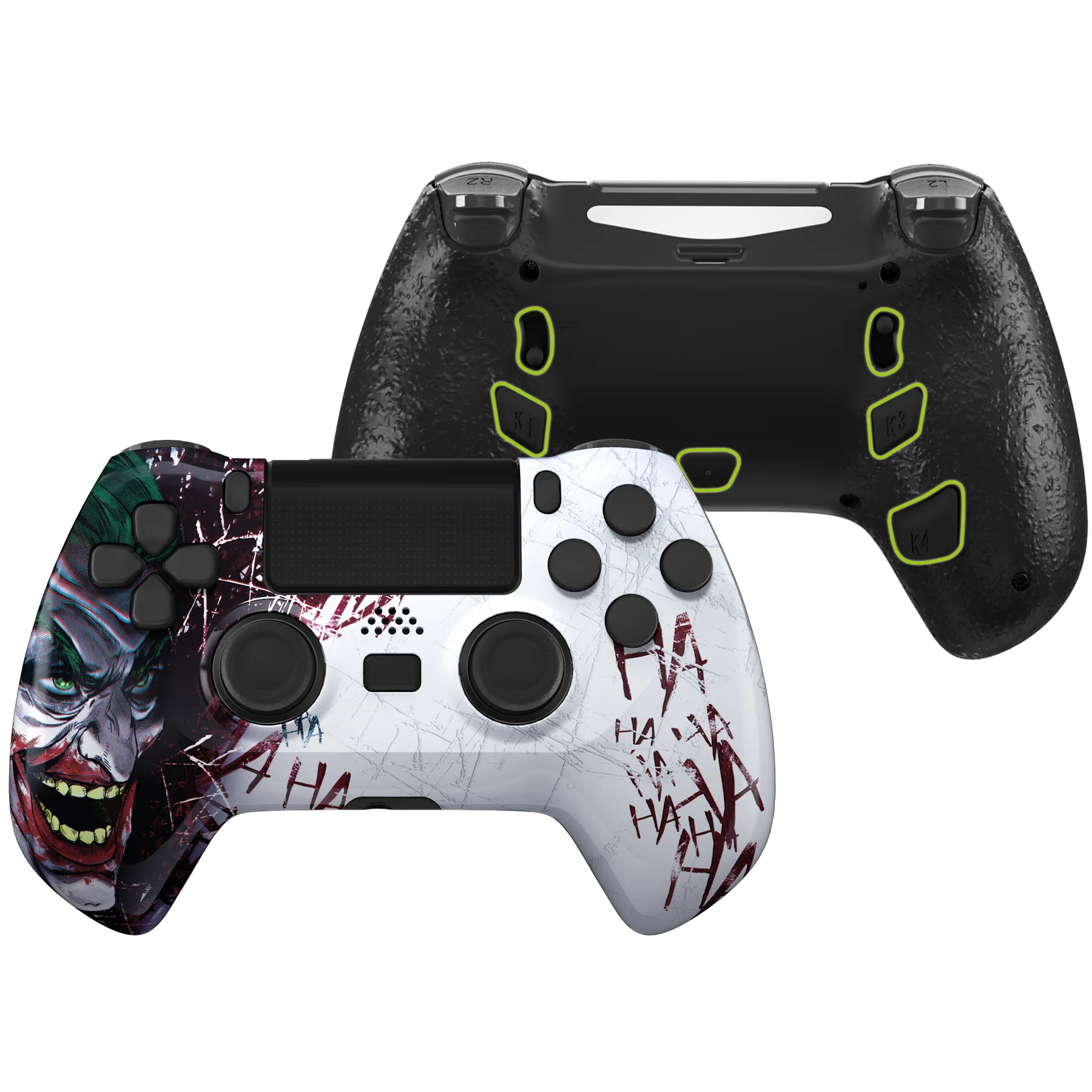 eXtremeRate DECADE Tournament Controller (DTC) Upgrade Kit for PS4 Controller JDM-040/050/055 - Clown HAHAHA