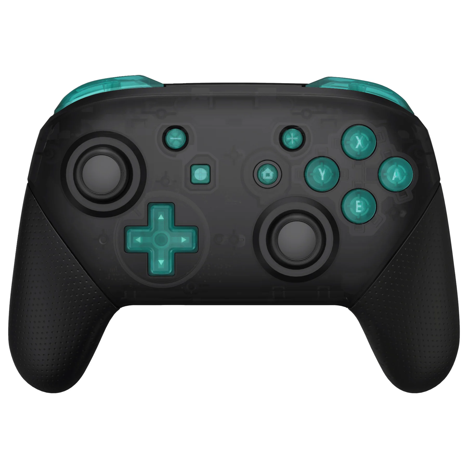 eXtremeRate DIY Replacement Full Set Buttons for Nintendo Switch Pro Controller - Emerald Green - Image 3