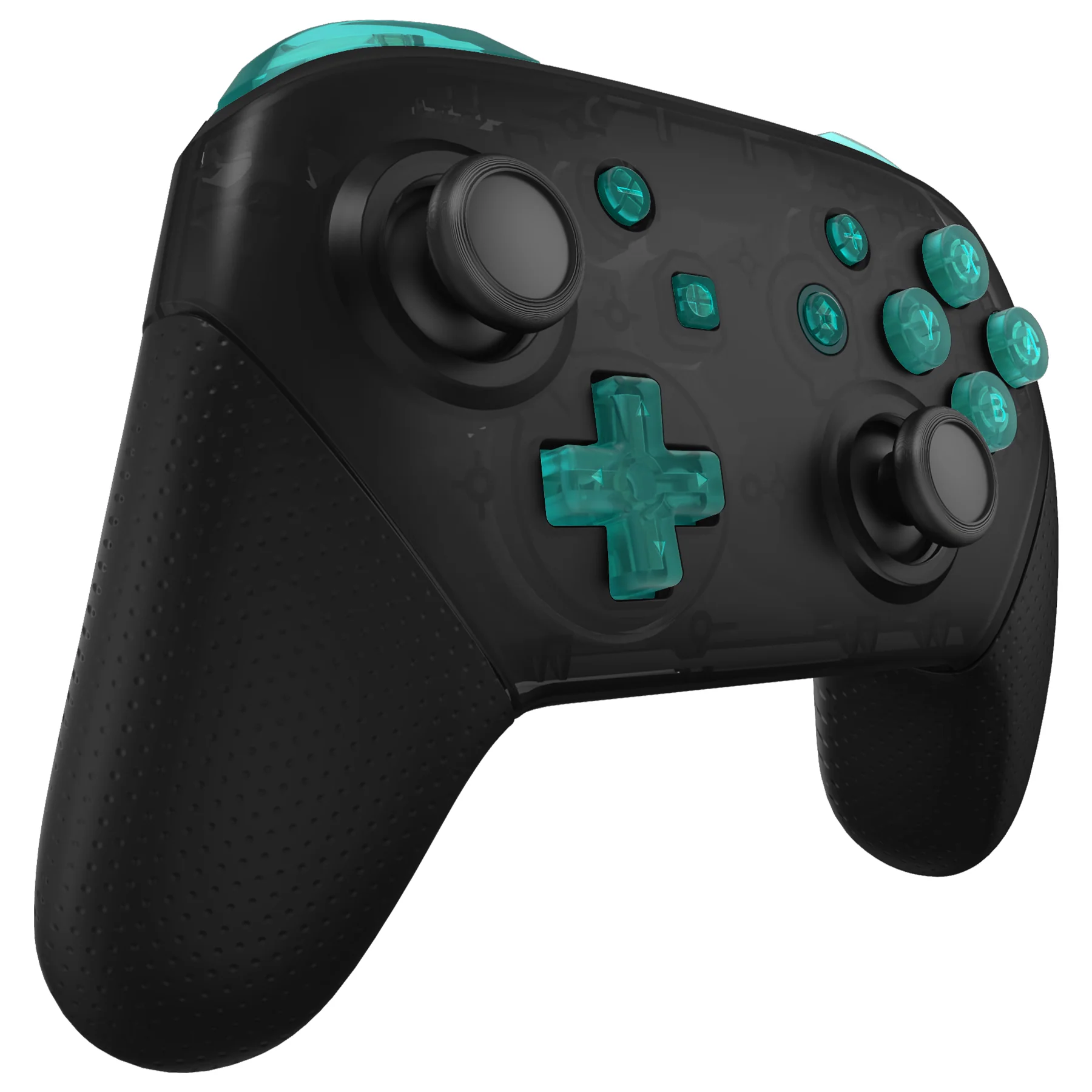 eXtremeRate DIY Replacement Full Set Buttons for Nintendo Switch Pro Controller - Emerald Green - Image 5