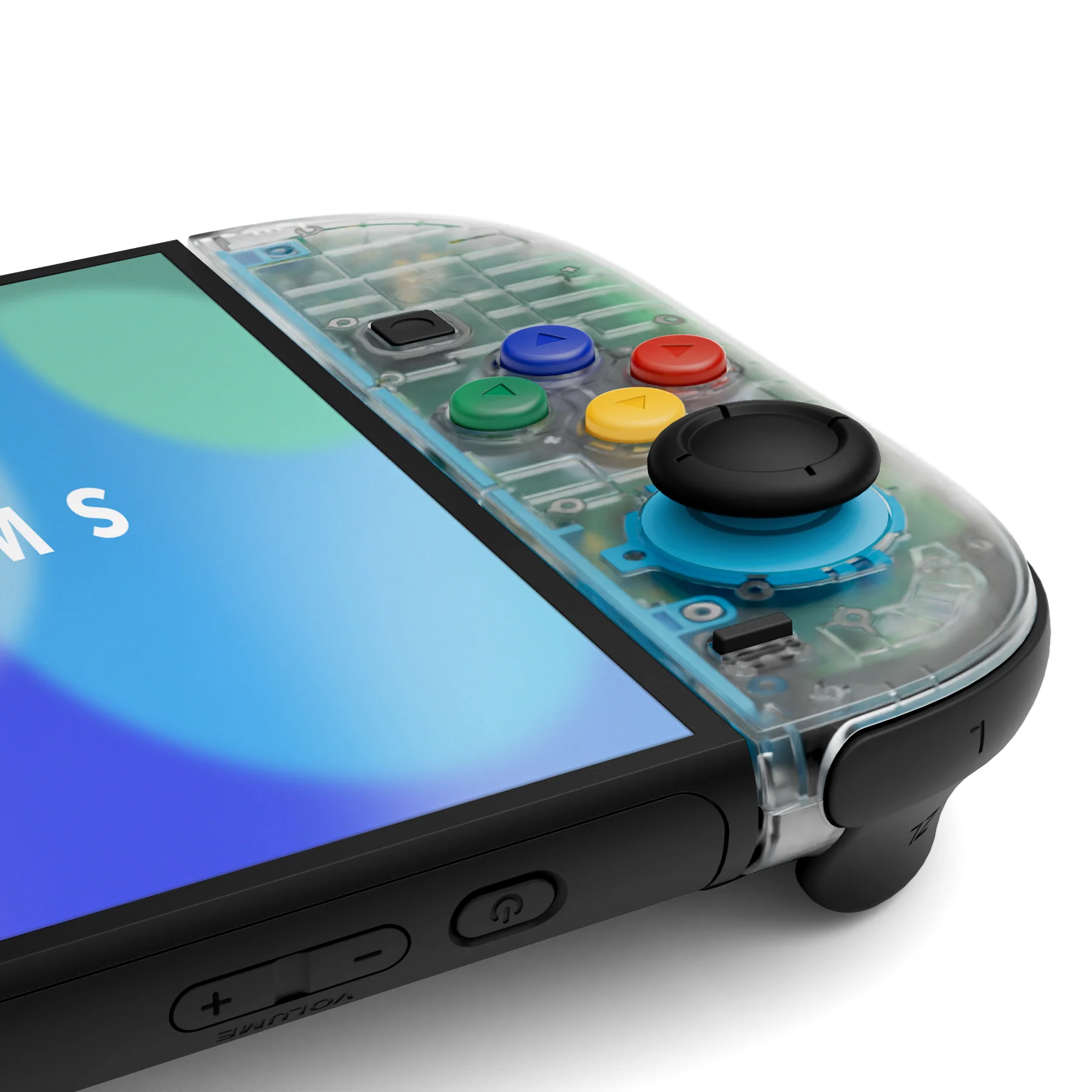 eXtremeRate DIY Replacement Full Set Shell Case with Buttons for Joycon 2 of Nintendo Switch 2 - Essence Version - Clear - Image 7
