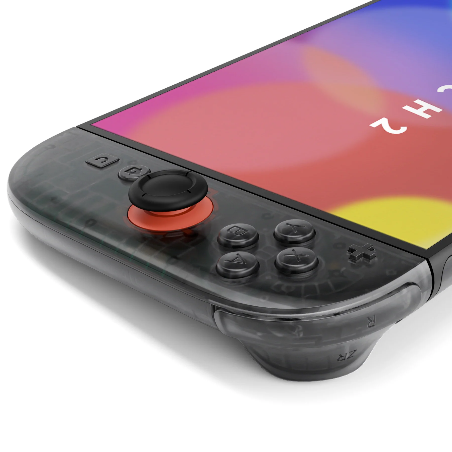 eXtremeRate DIY Replacement Full Set Shells with Buttons for Nintendo Switch 2 - Deluxe Version - Clear Slate Black - Image 11