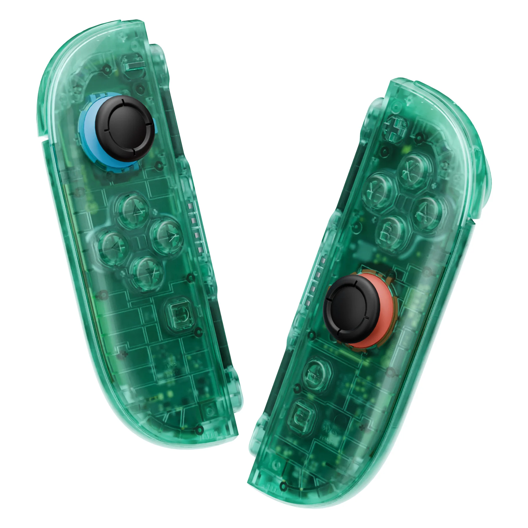 eXtremeRate DIY Replacement Full Set Shells with Buttons for Nintendo Switch 2 - Deluxe Version - Emerald Green - Image 8