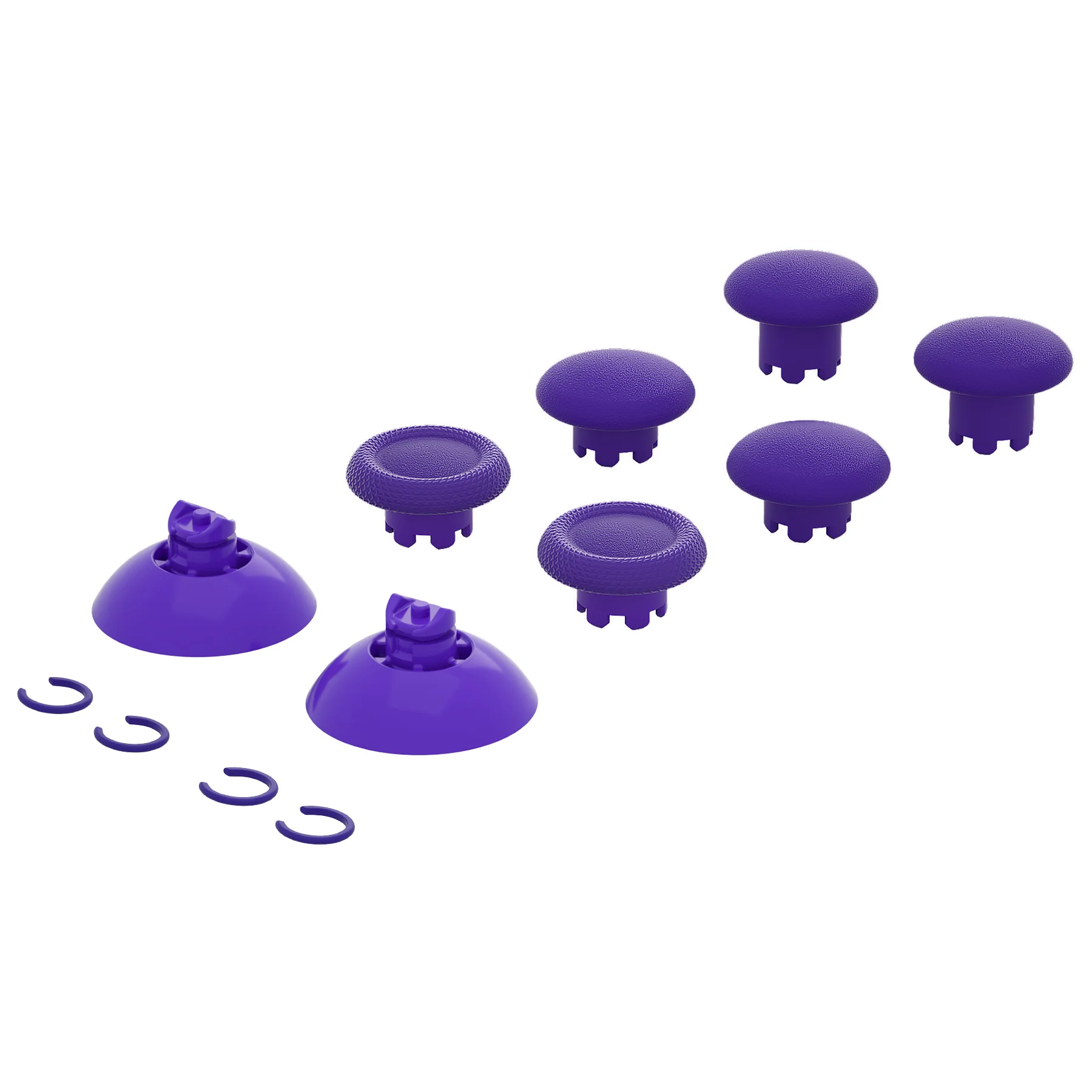 eXtremeRate EDGE Sticks Replacement Interchangeable Thumbsticks for Xbox Series X/S & Xbox Core & Xbox One X/S & Xbox Elite V1 & NS Switch Pro Controller - Purple - Image 3