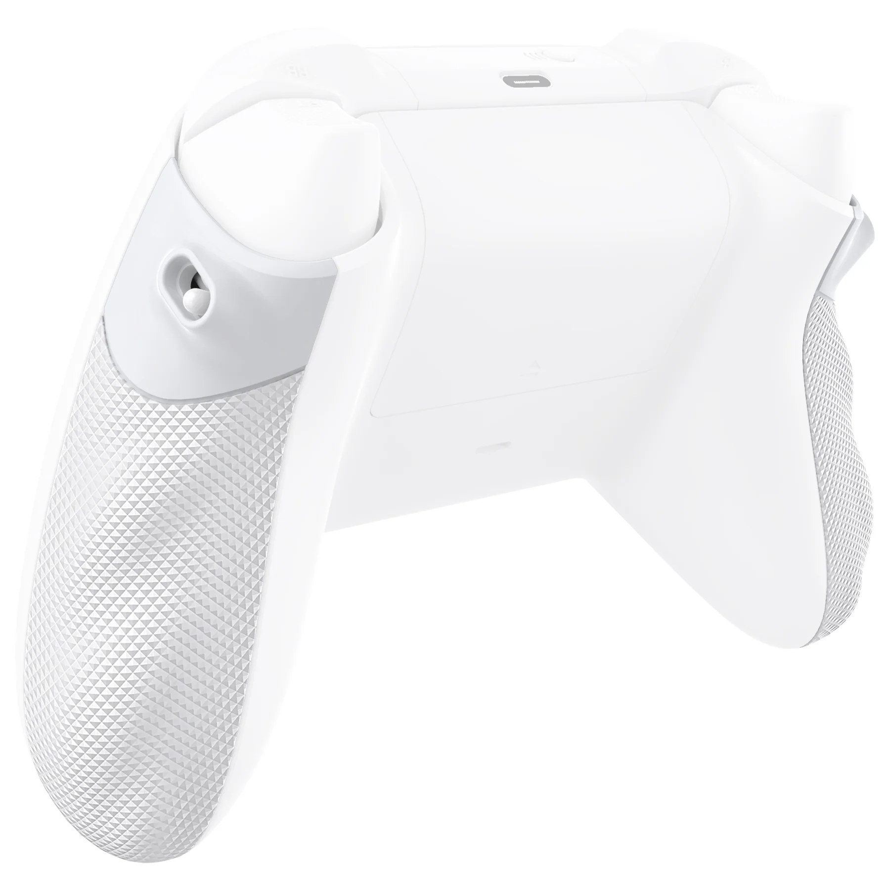 eXtremeRate FLEXOR Rubberized Side Rails Grips Trigger Stop Kit for Xbox Series X/S Controller & Xbox Core Controller - Frosted White