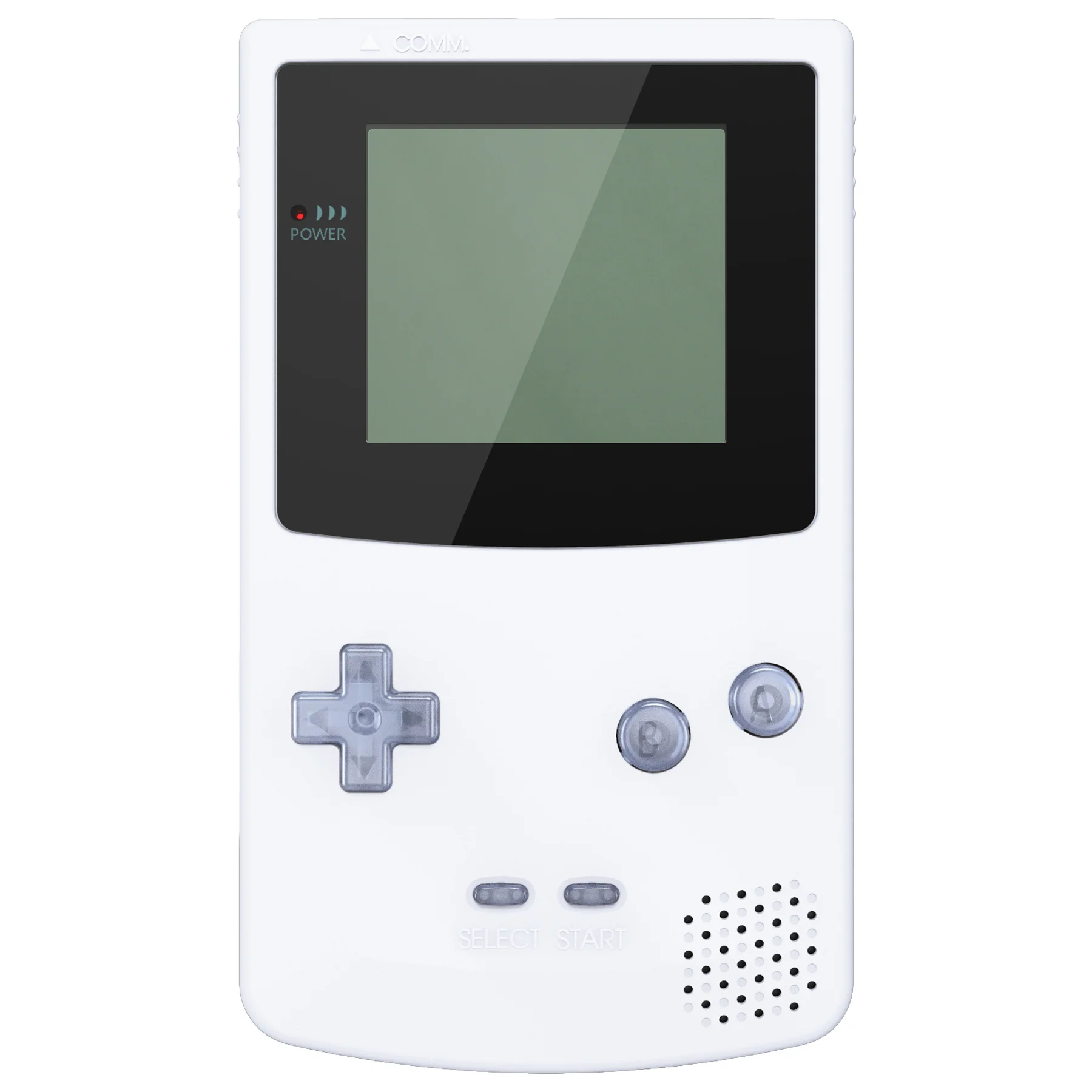 eXtremeRate Replacement Full Set Buttons for Gameboy Color GBC - Clear Glacier Blue