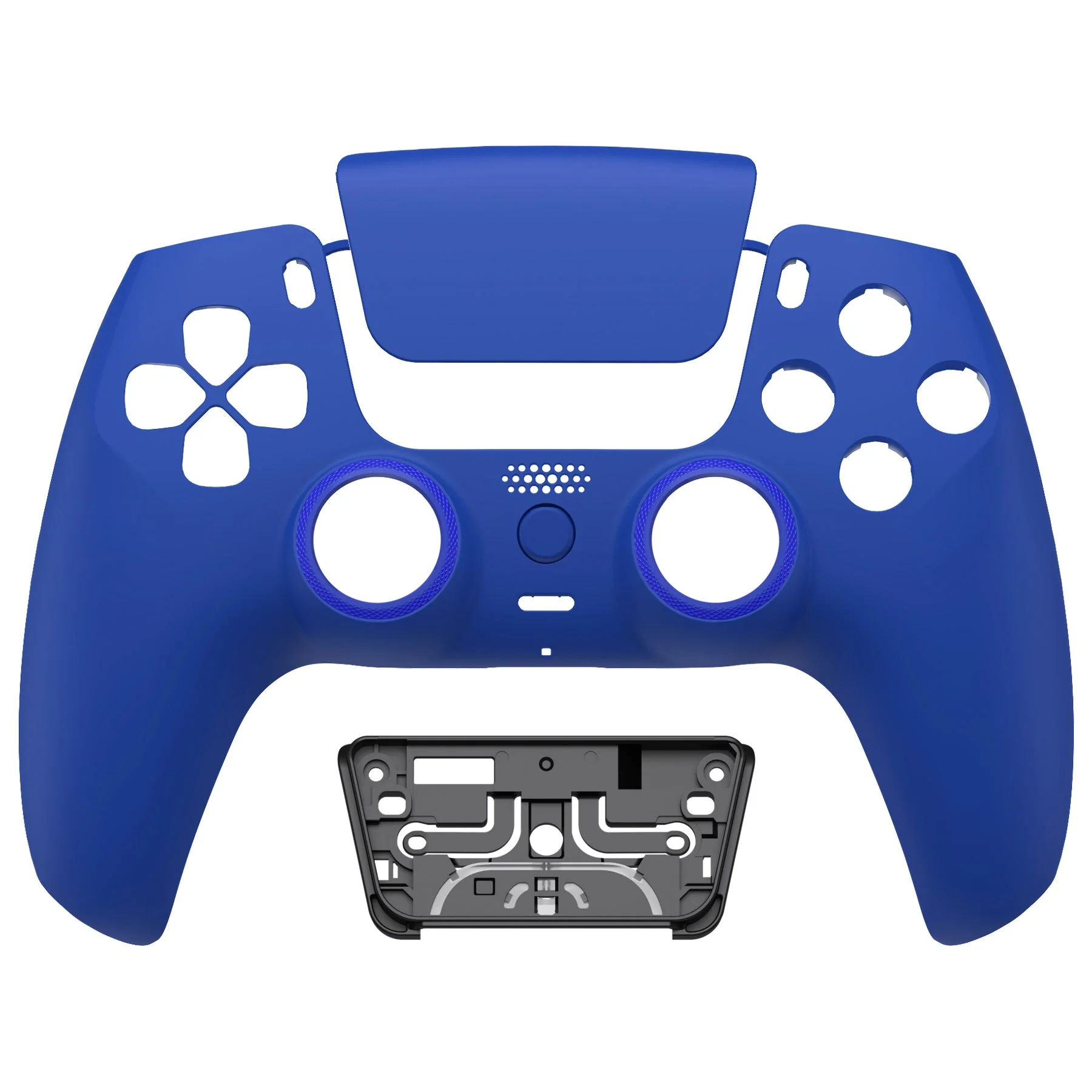 eXtremeRate LUNA Redesigned Replacement Front Shell with Touchpad Compatible with PS5 Controller BDM-010/020/030/040/050 - Blue