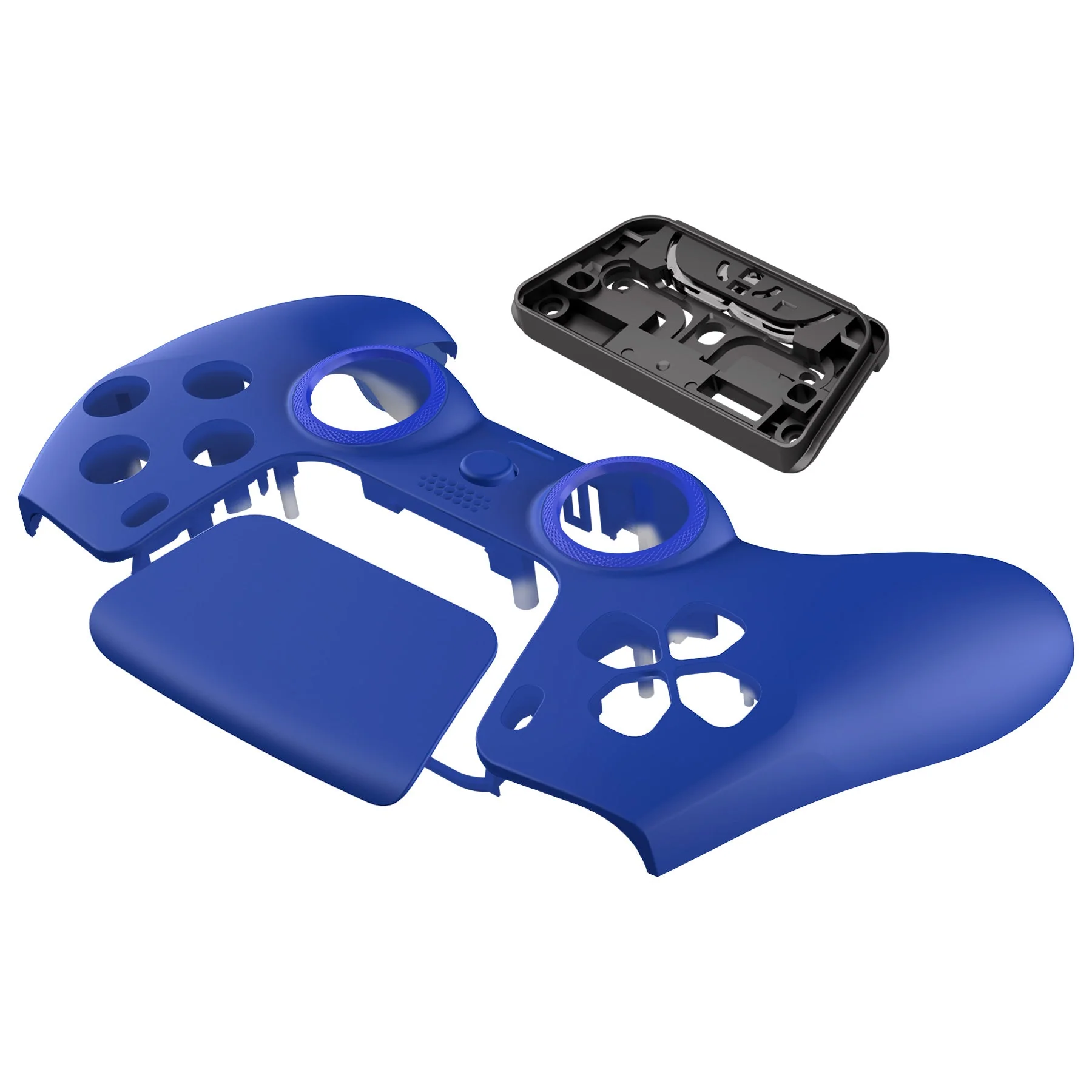 eXtremeRate LUNA Redesigned Replacement Front Shell with Touchpad Compatible with PS5 Controller BDM-010/020/030/040/050 - Blue - Image 12