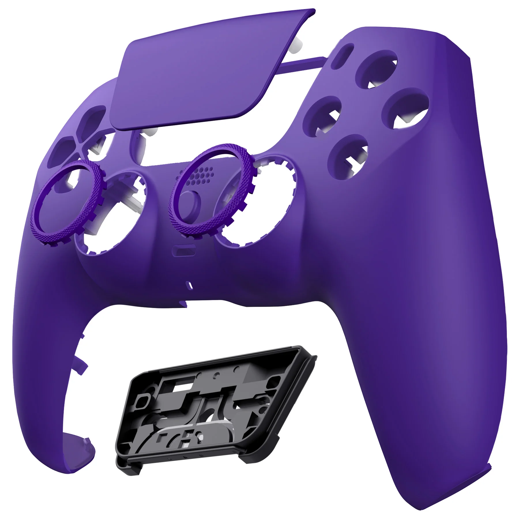 eXtremeRate LUNA Redesigned Replacement Front Shell with Touchpad Compatible with PS5 Controller BDM-010/020/030/040/050 - Purple - Image 9