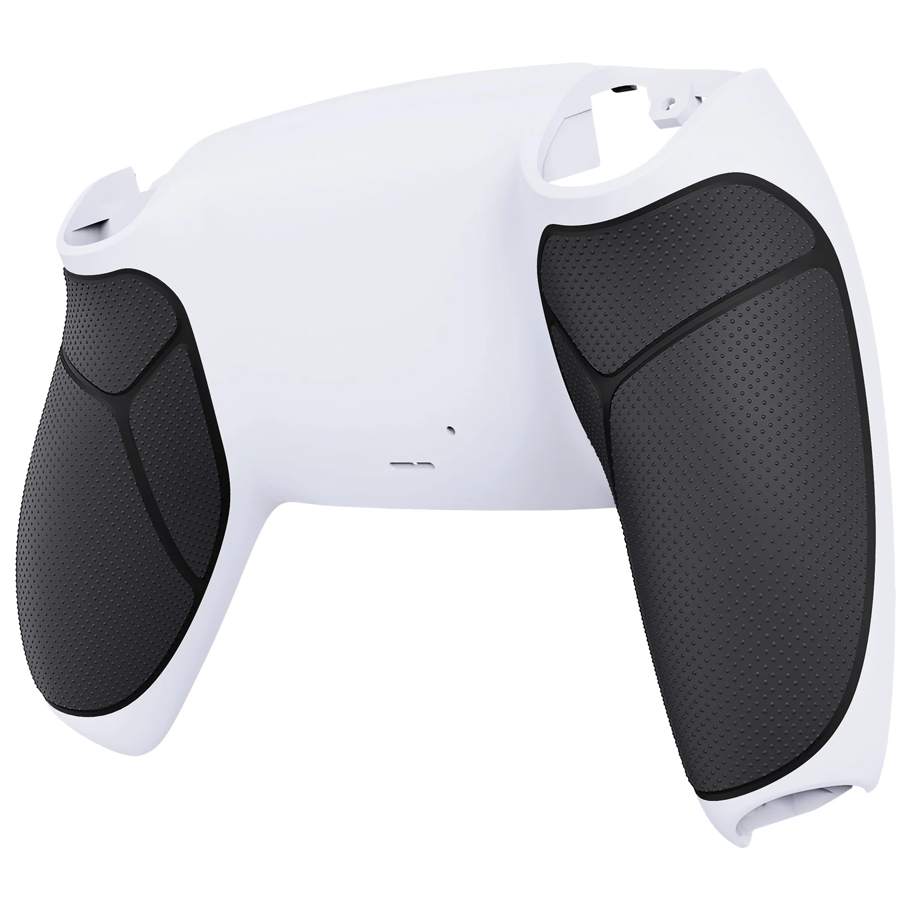eXtremeRate Performance Grip Replacement Back Housing Bottom Shell Compatible with PS5 Controller BDM-010/020/030/040/050 - Rubberized Black White - Image 8