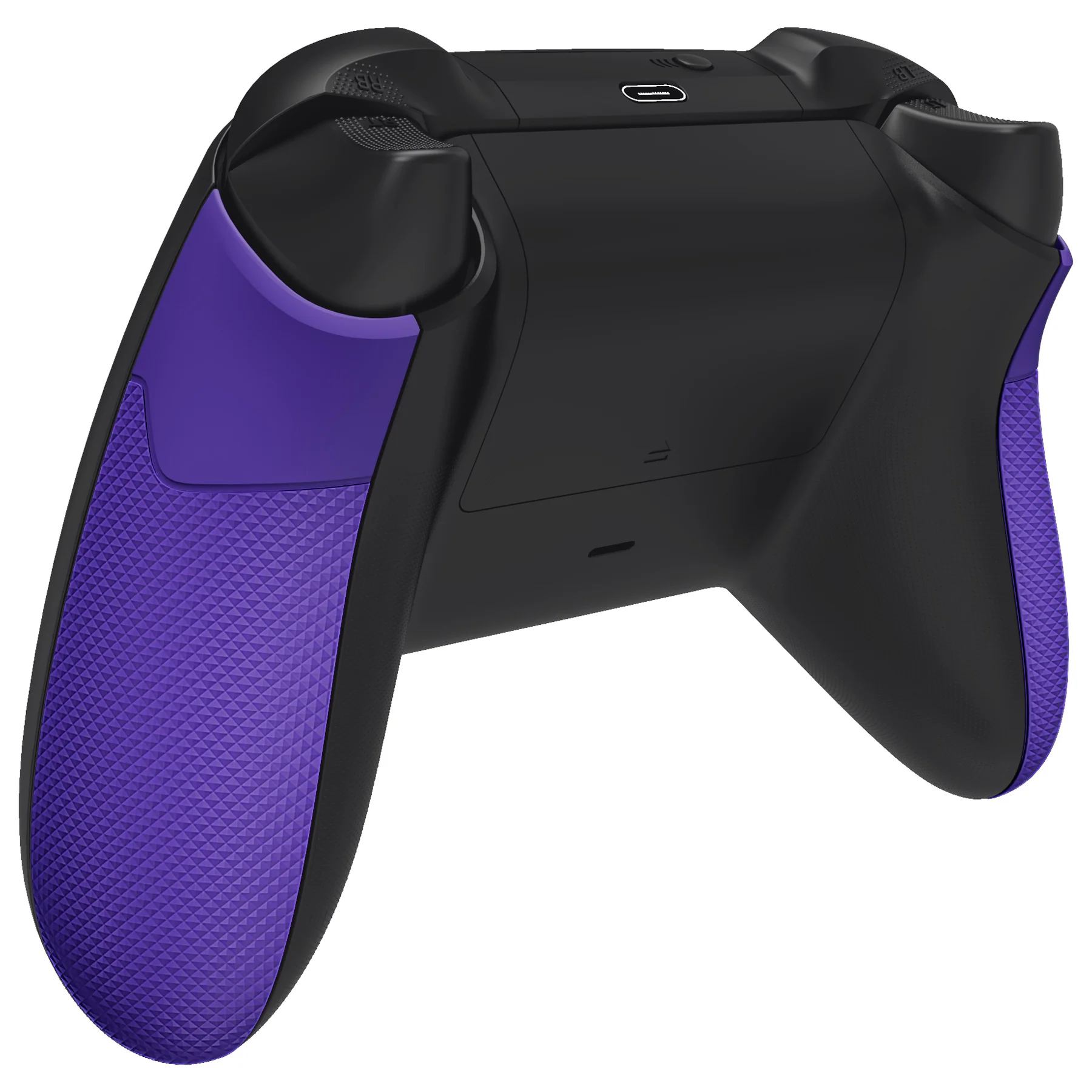 eXtremeRate Performance Non-Slip Texture Rubberized Grips Replacement Back Panels for Xbox Series X & S Controller - Purple - Image 5