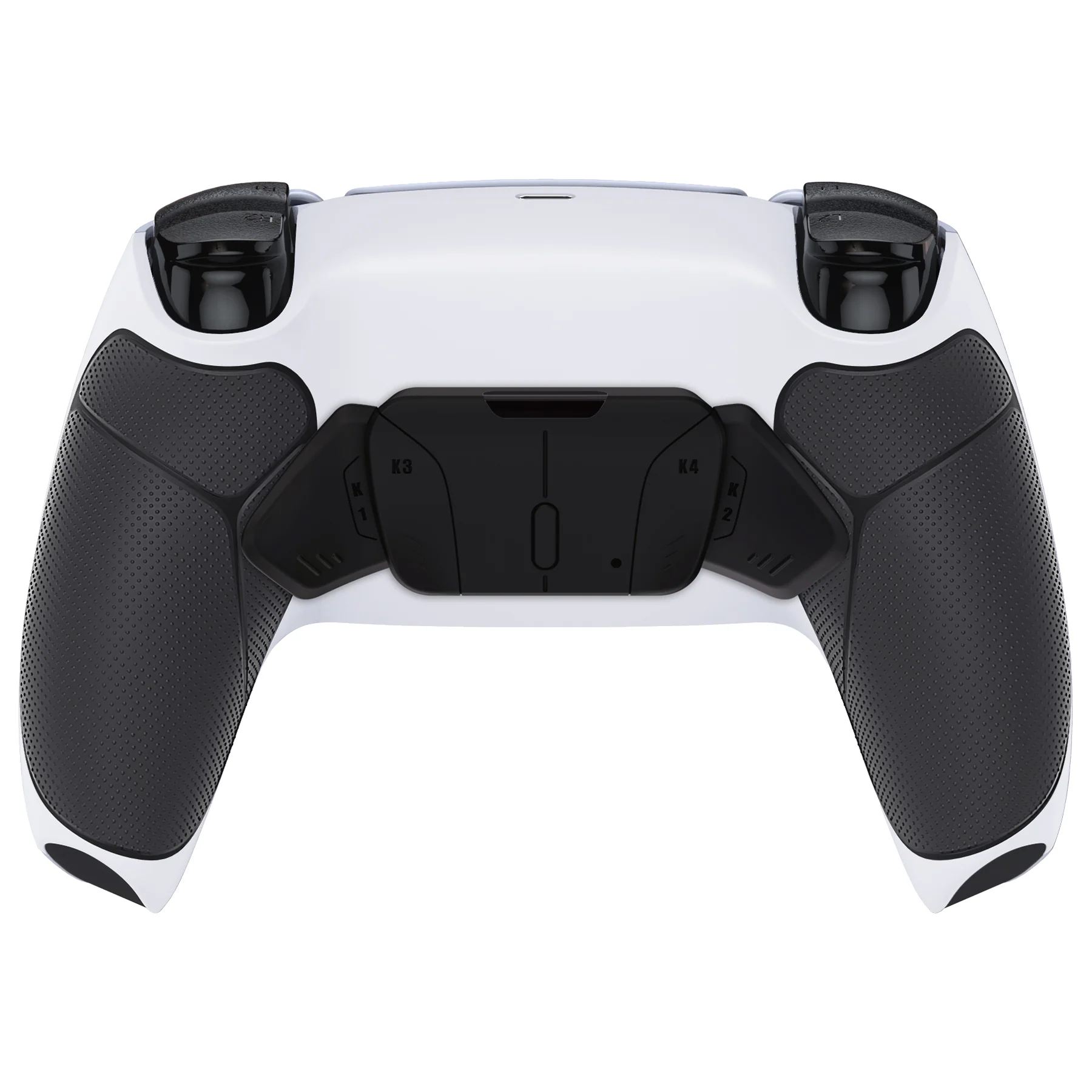 eXtremeRate Remappable RISE4 V3 Remap Kit for PS5 Controller BDM-030/040/050 - Rubberized Black Grips with Black Back Paddles - Image 7