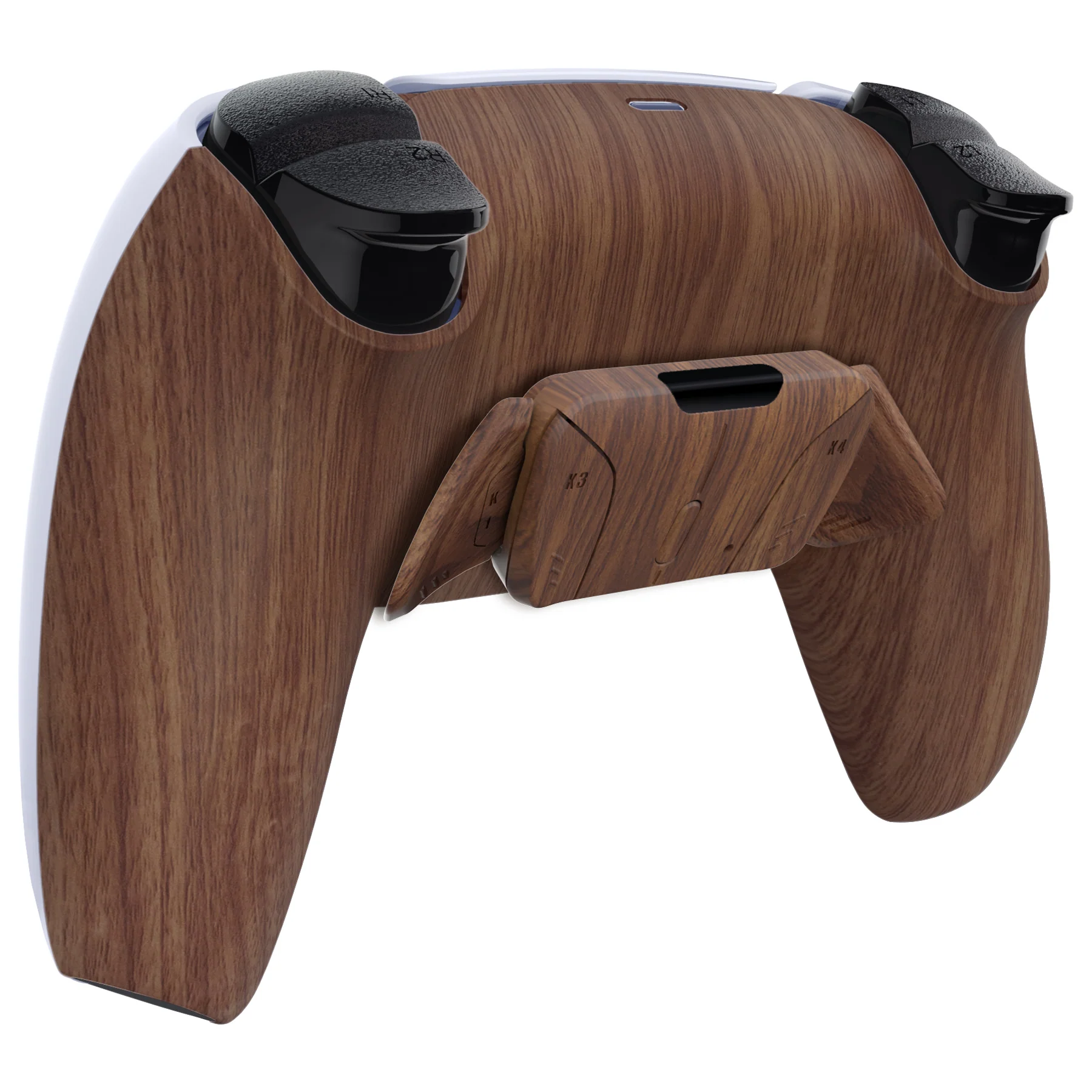 eXtremeRate Remappable RISE4 V3 Remap Kit for PS5 Controller BDM-030/040/050 - Wood Grain - Image 8
