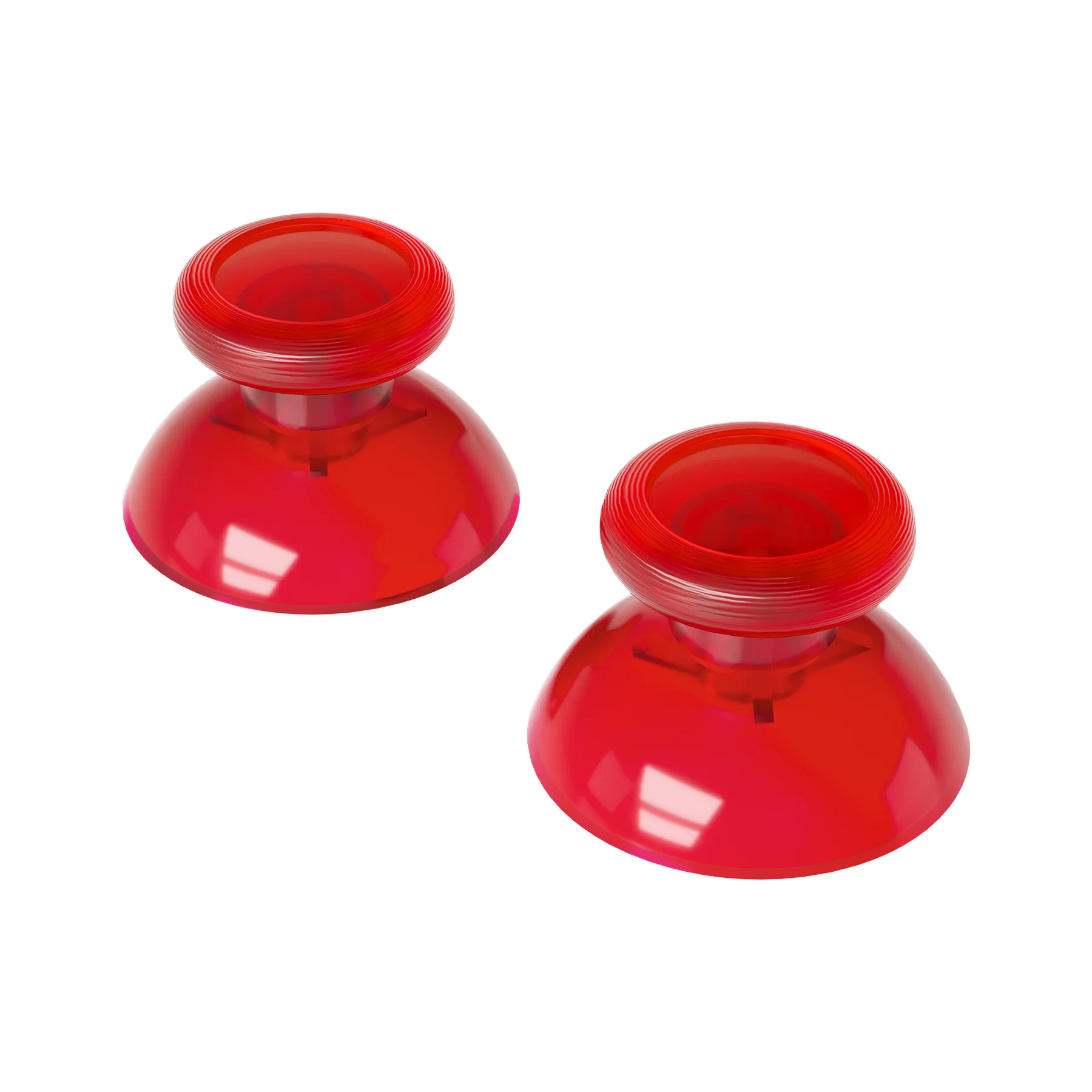eXtremeRate Replacement 3D Joystick Thumbsticks for Nintendo Switch Pro Controller - Clear Red - Image 6