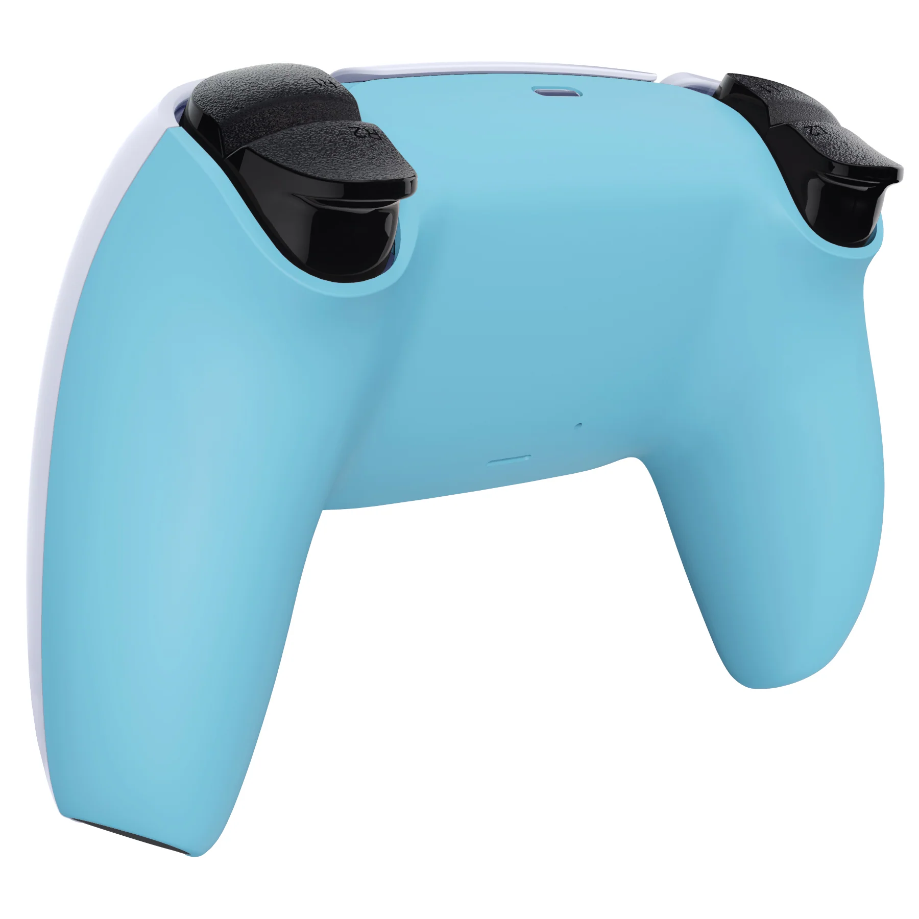 eXtremeRate Replacement Back Housing Bottom Shell Compatible with PS5 Controller BDM-010/020/030/040/050 - Heaven Blue - Image 4