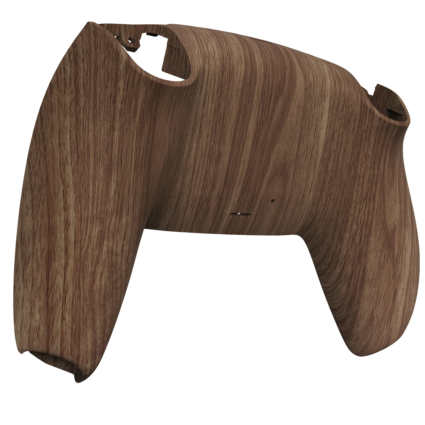 eXtremeRate Replacement Back Housing Bottom Shell for PS5 Controller BDM-010/020/030/040/050/060 - Wood Grain - Image 7