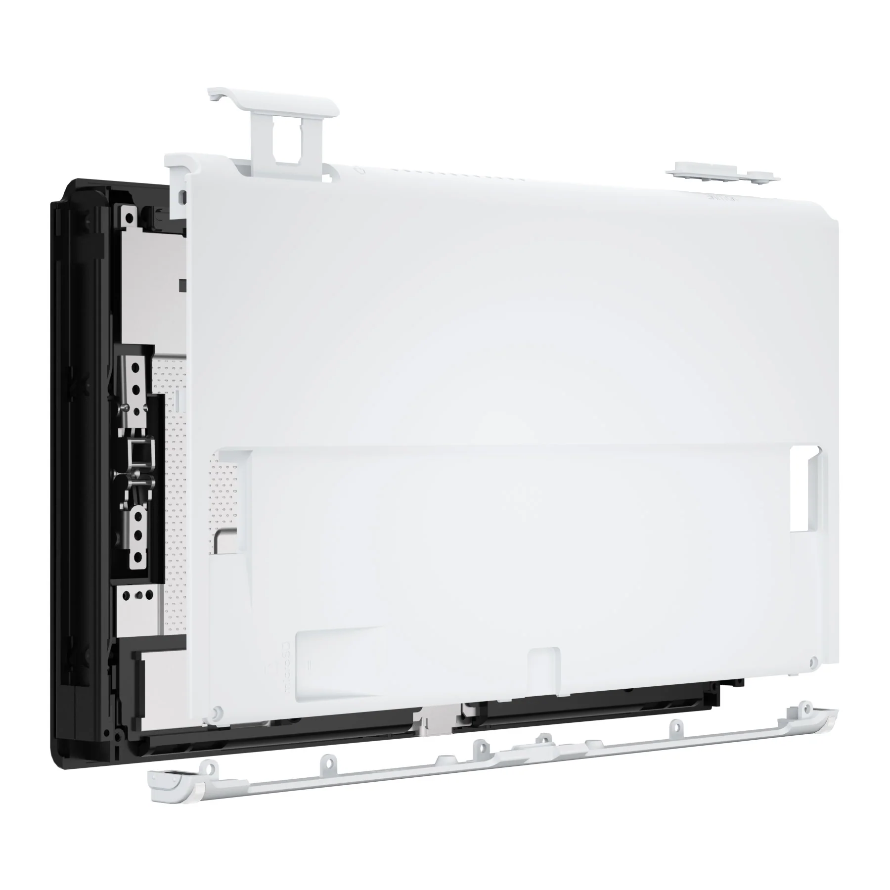 eXtremeRate Replacement Back Plate for Nintendo Switch OLED Console - White - Image 2