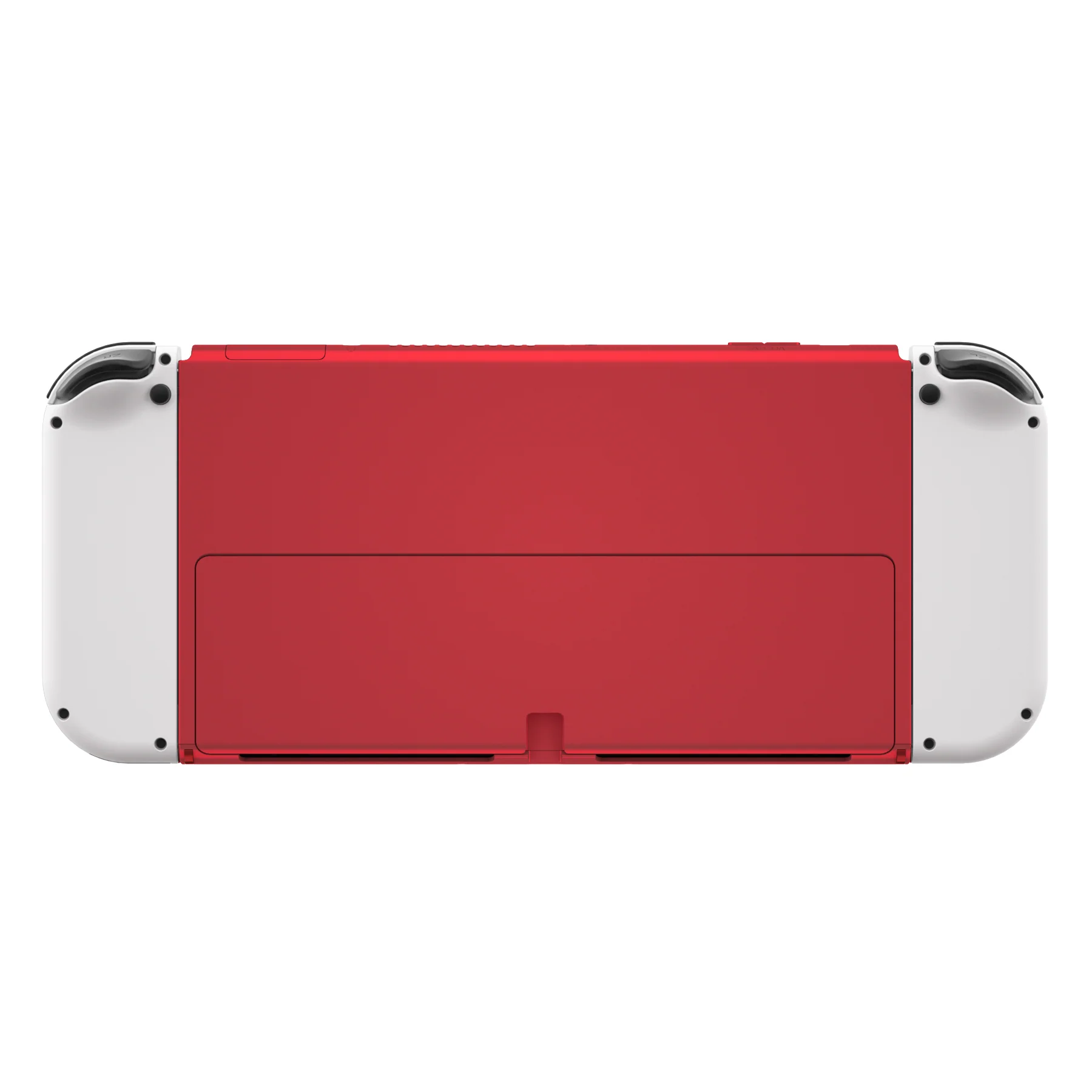 eXtremeRate Replacement Back Plate with Metal Kickstand for Nintendo Switch OLED - Scarlet Red - Image 6