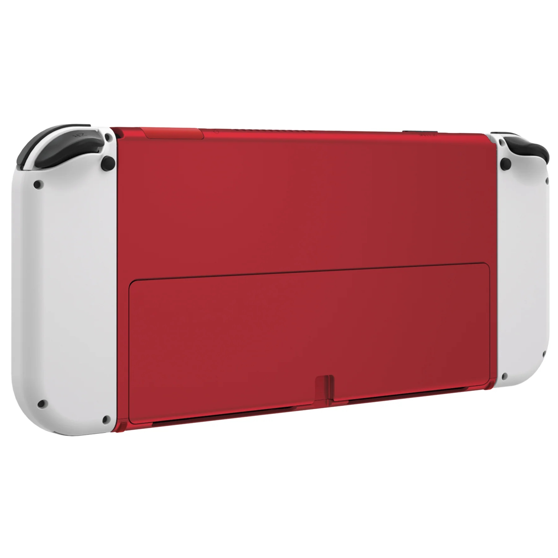 eXtremeRate Replacement Back Plate with Metal Kickstand for Nintendo Switch OLED - Scarlet Red - Image 7