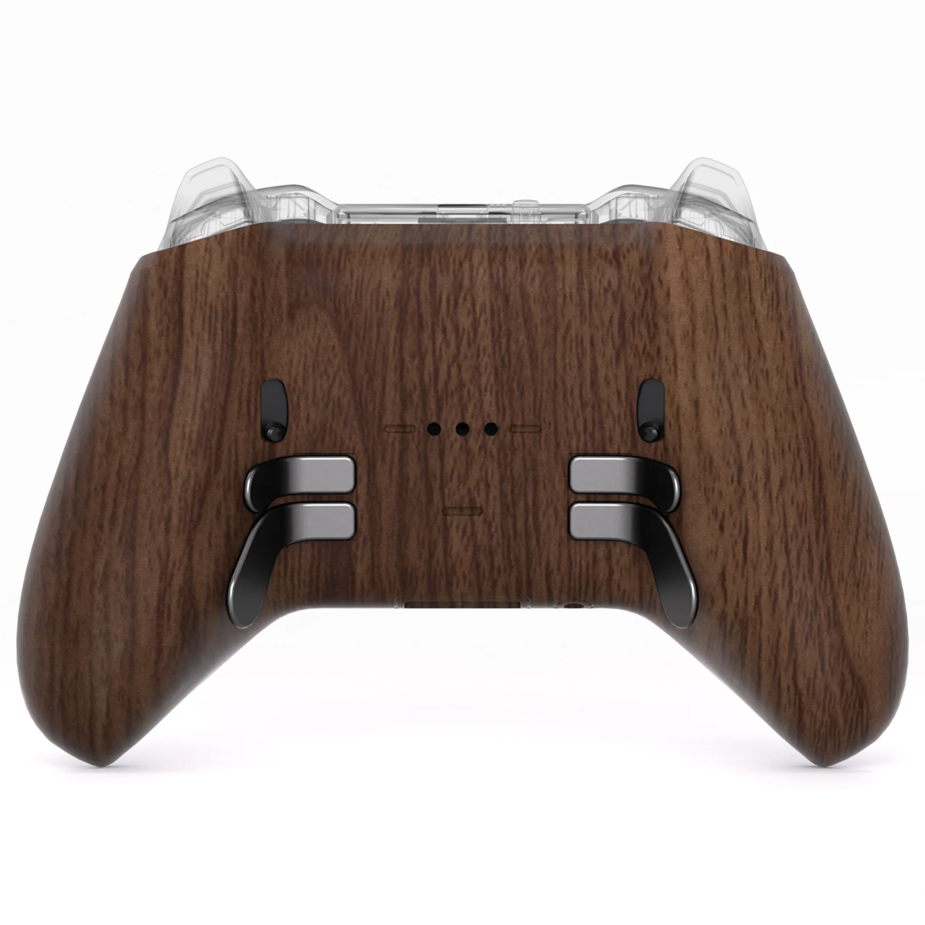 eXtremeRate Replacement Bottom Shell Case for Xbox Elite Series 2 & Elite Series 2 Core Controller Model 1797 - Wood Grain