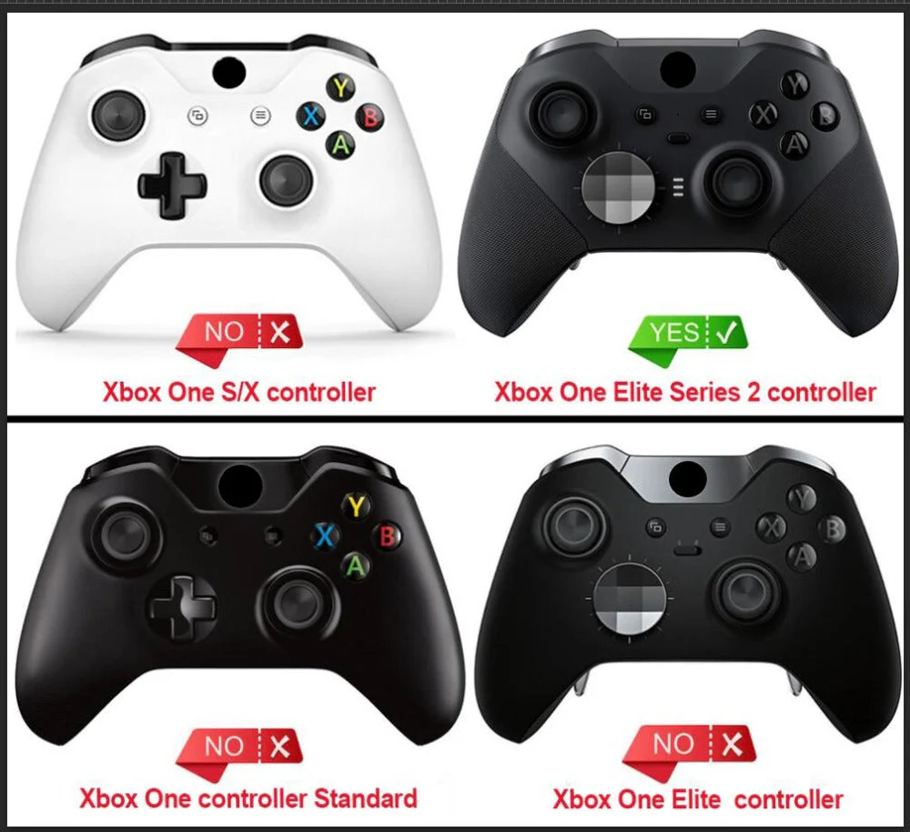 eXtremeRate Replacement Buttons Kit for Xbox One Elite Series 2  & Elite 2 Core Controller - White - Image 3