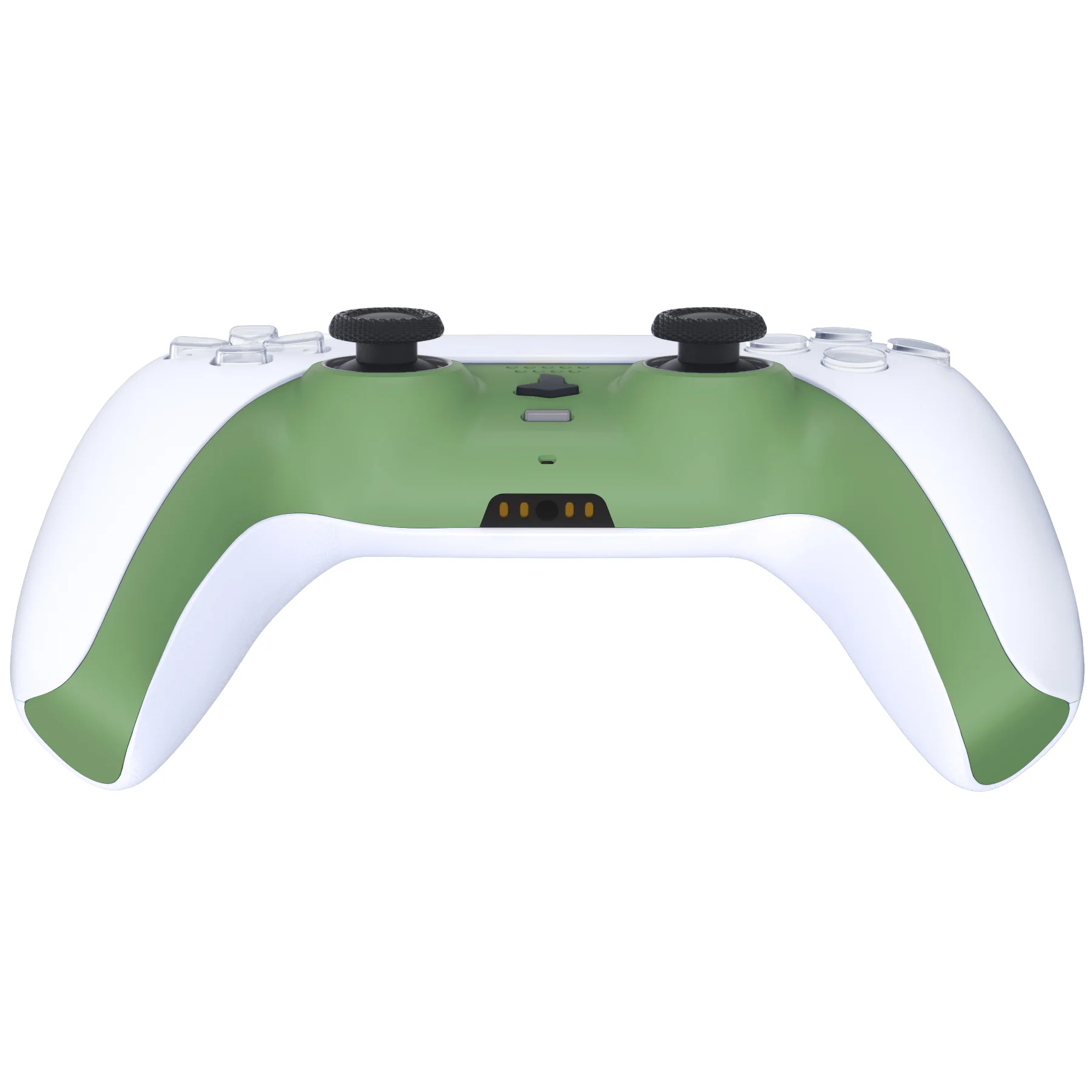 eXtremeRate Replacement Decorative Trim Shell with Accent Rings Compatible with PS5 Controller BDM-010/020/030/040/050 - Matcha Green - Image 6
