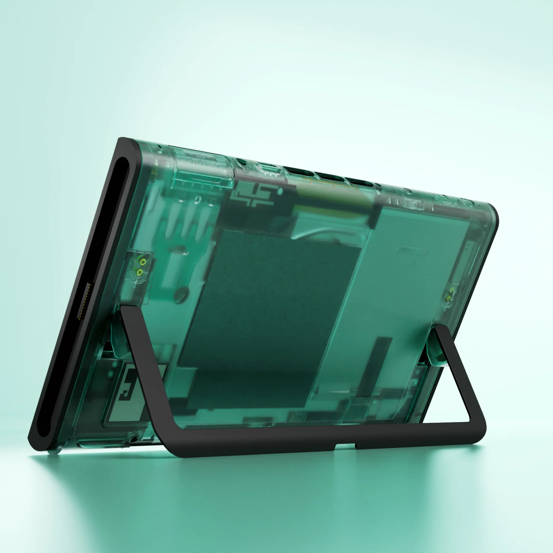 eXtremeRate Replacement DIY Rear Back Plate for Nintendo Switch 2 Handheld Console (Without Kickstand) - Emerald Green - Image 5