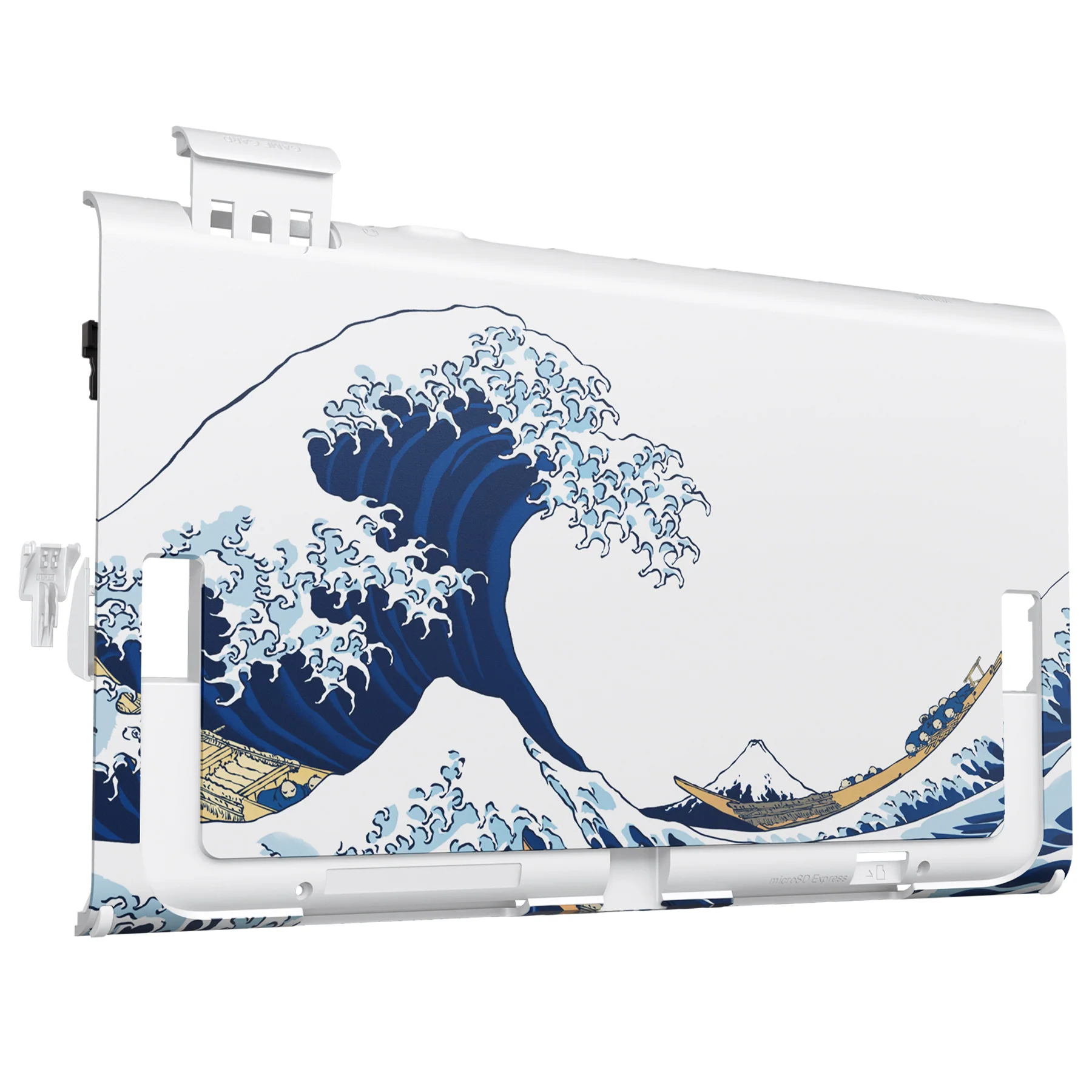 eXtremeRate Replacement DIY Rear Back Plate for Nintendo Switch 2 Handheld Console  (Without Kickstand) - The Great Wave