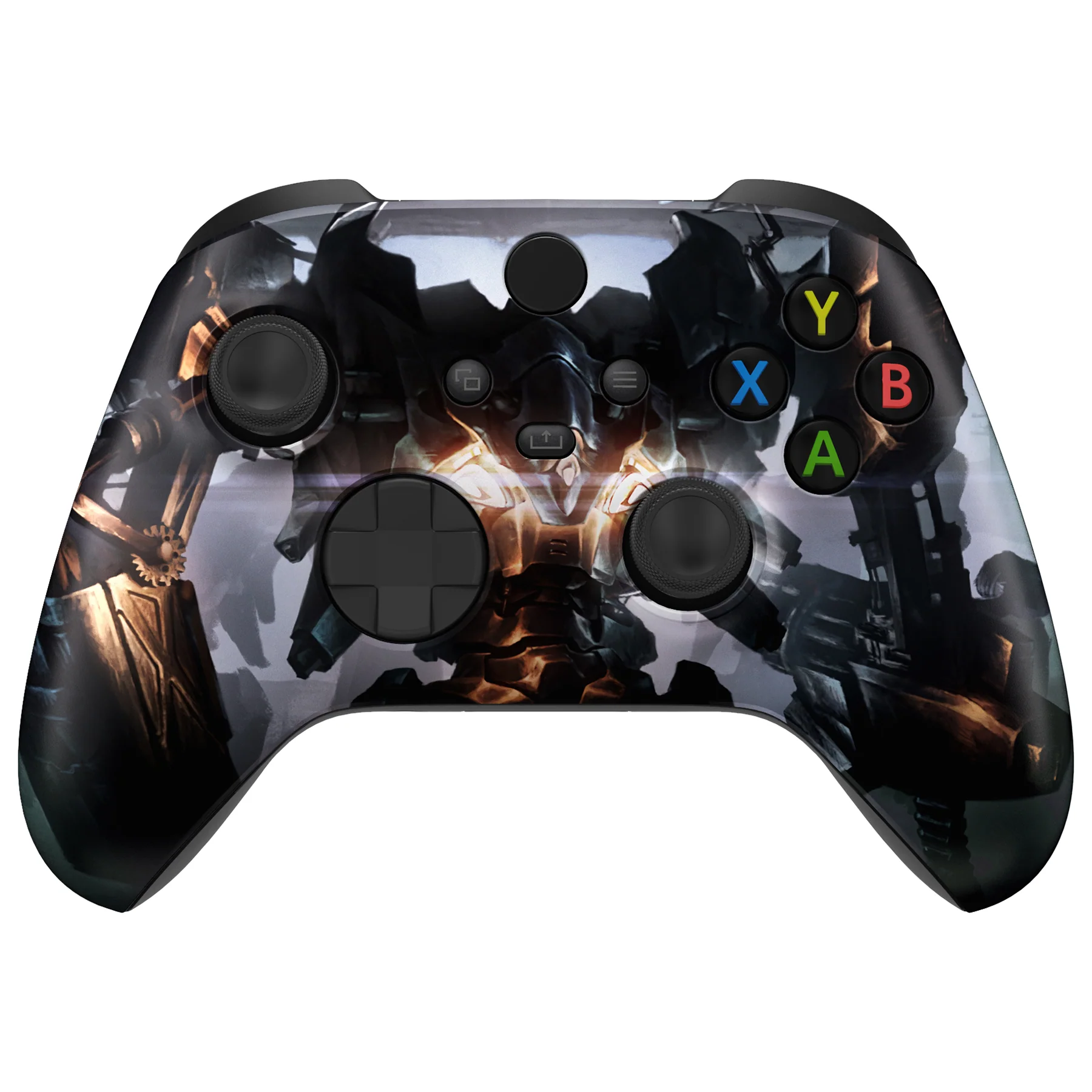 eXtremeRate Replacement Faceplate Front Housing Shell for Xbox Series X & S Controller - Armored Mercenary