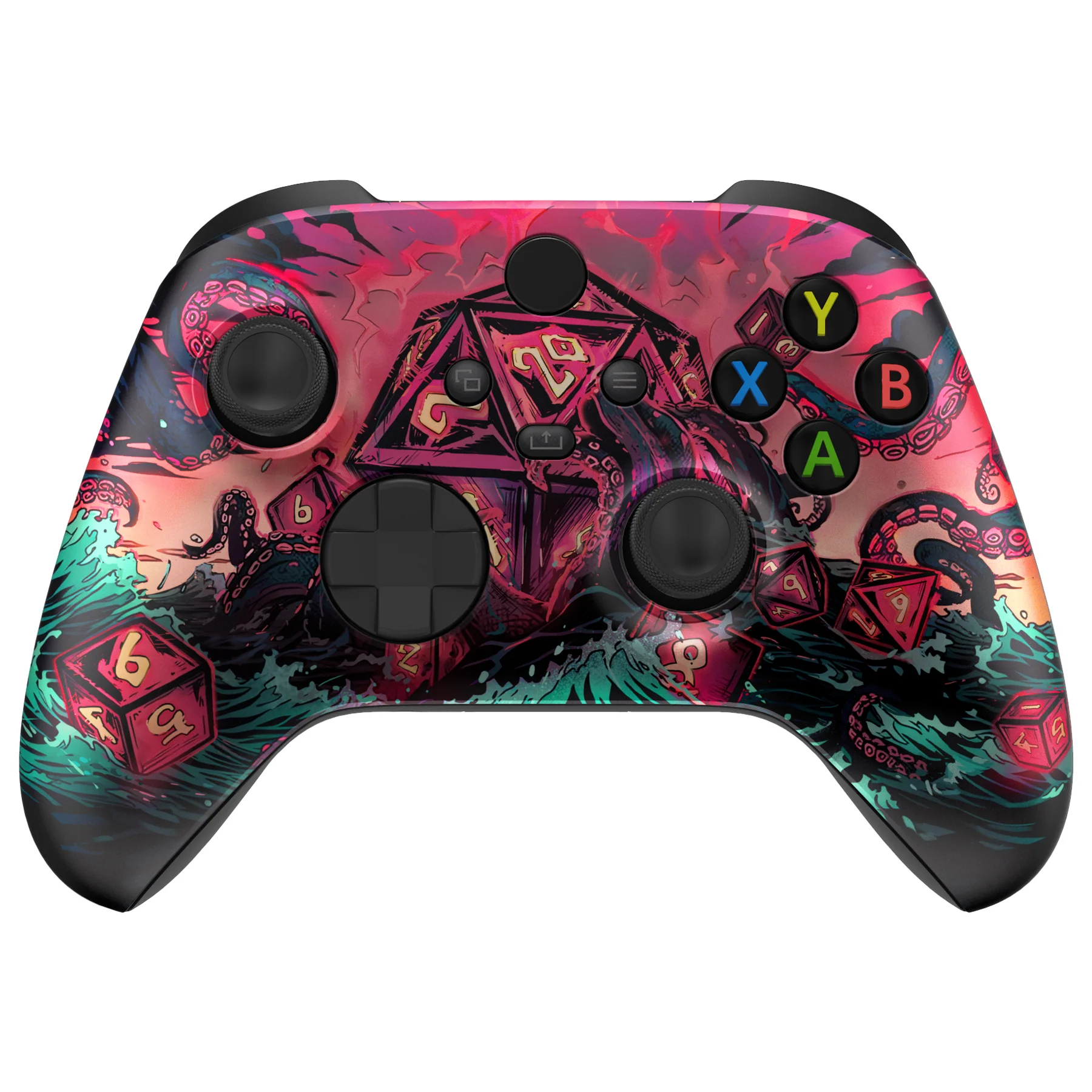 eXtremeRate Replacement Faceplate Front Housing Shell for Xbox Series X & S Controller - Treasure of Abyss
