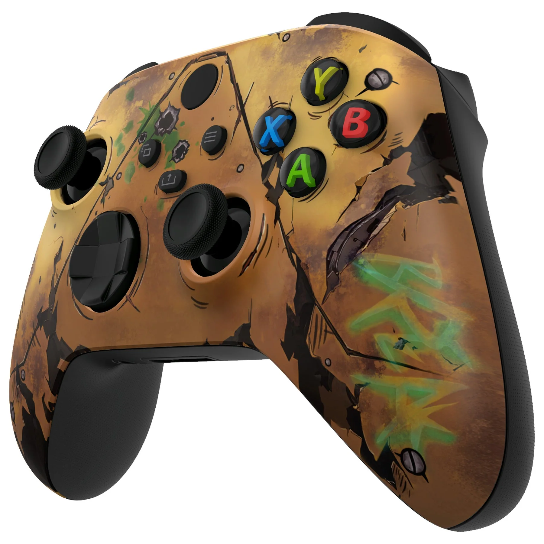 eXtremeRate Replacement Faceplate Front Housing Shell for Xbox Series X & S Controller - Waste Land - Image 4