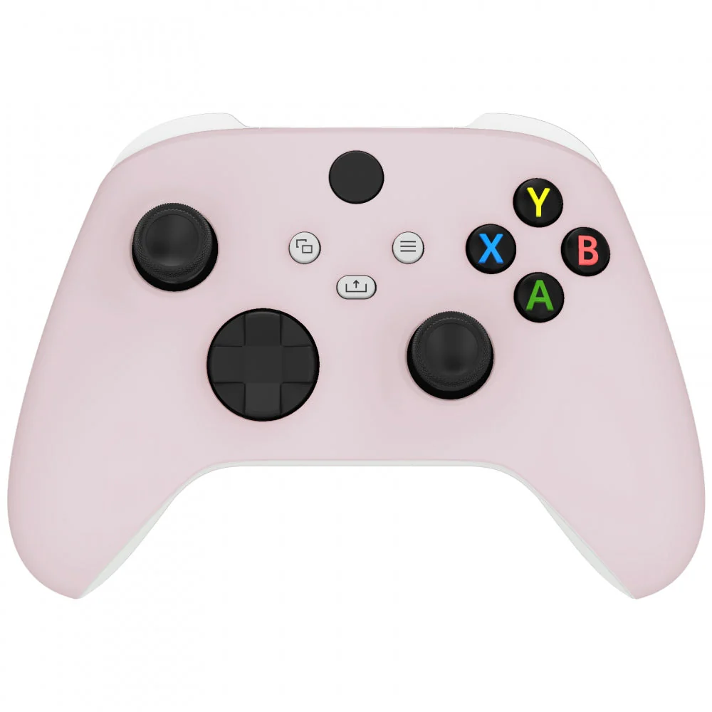 eXtremeRate Replacement Front Housing Shell for Xbox Series X & S Controller - Cherry Blossoms Pink