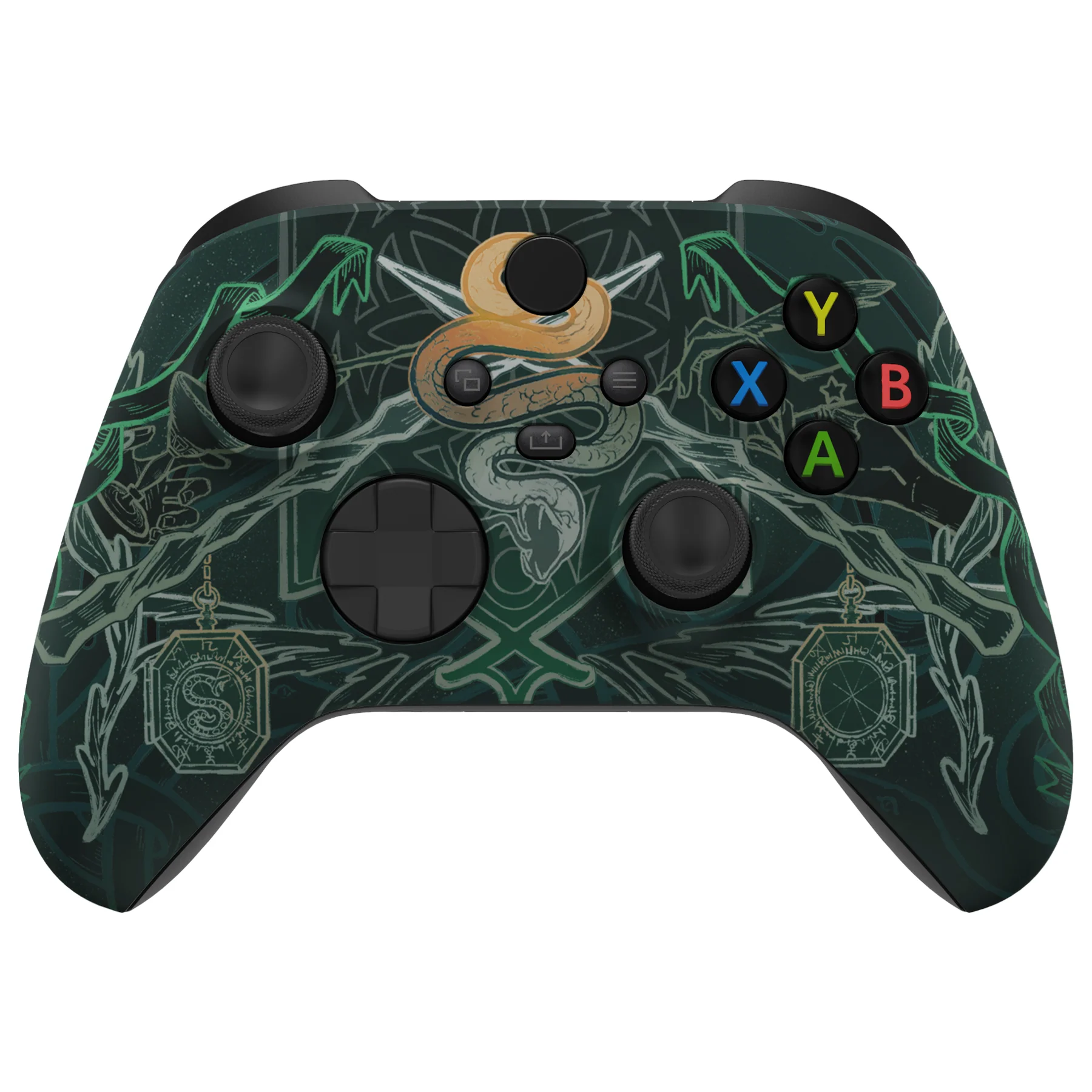 eXtremeRate Replacement Front Housing Shell for Xbox Series X & S Controller - Serpent Totem
