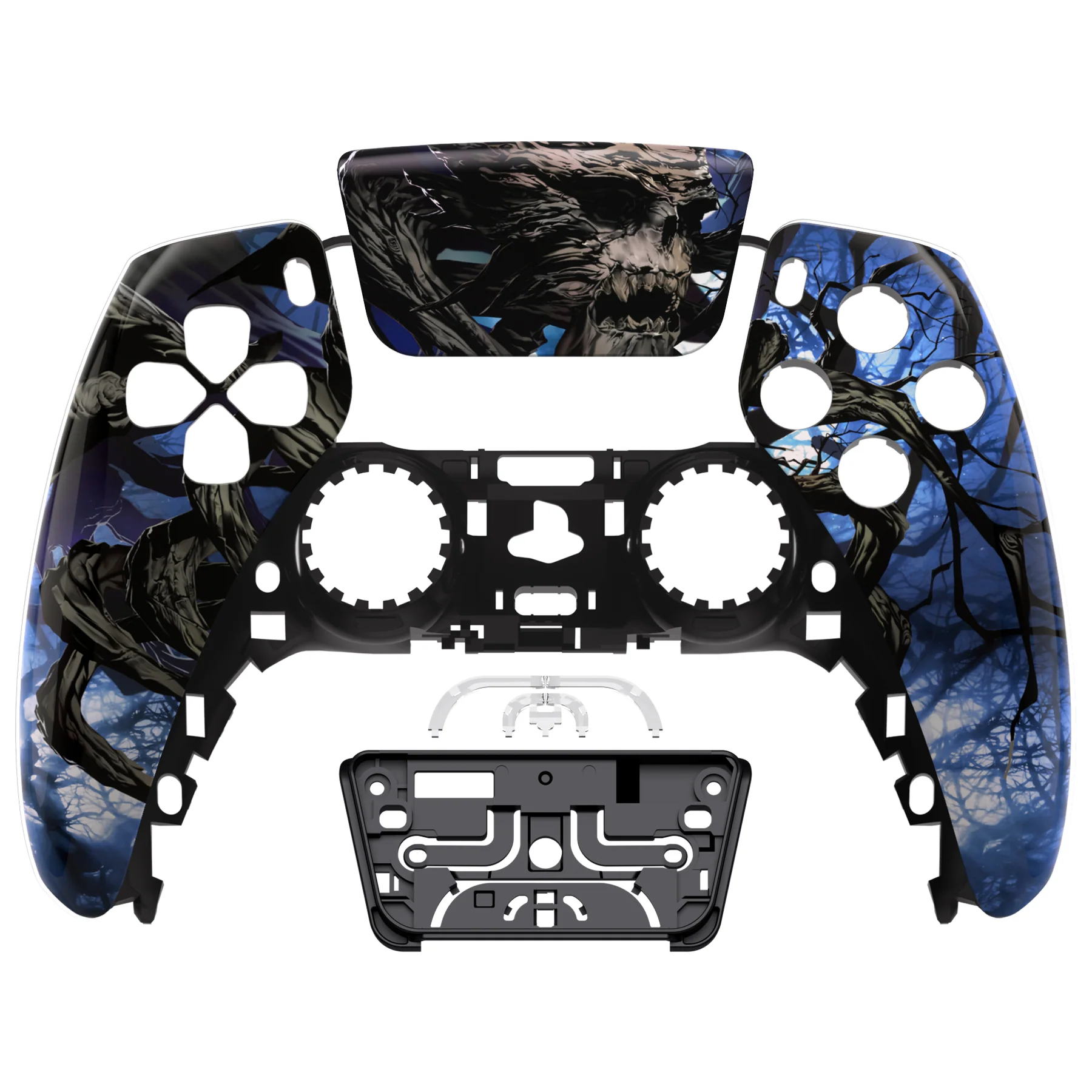 eXtremeRate Replacement Front Housing Shell with Touchpad Compatible with PS5 Controller BDM-010/020/030/040/050 - Glow in Dark - The Awakening of the Earth Lord - Image 10