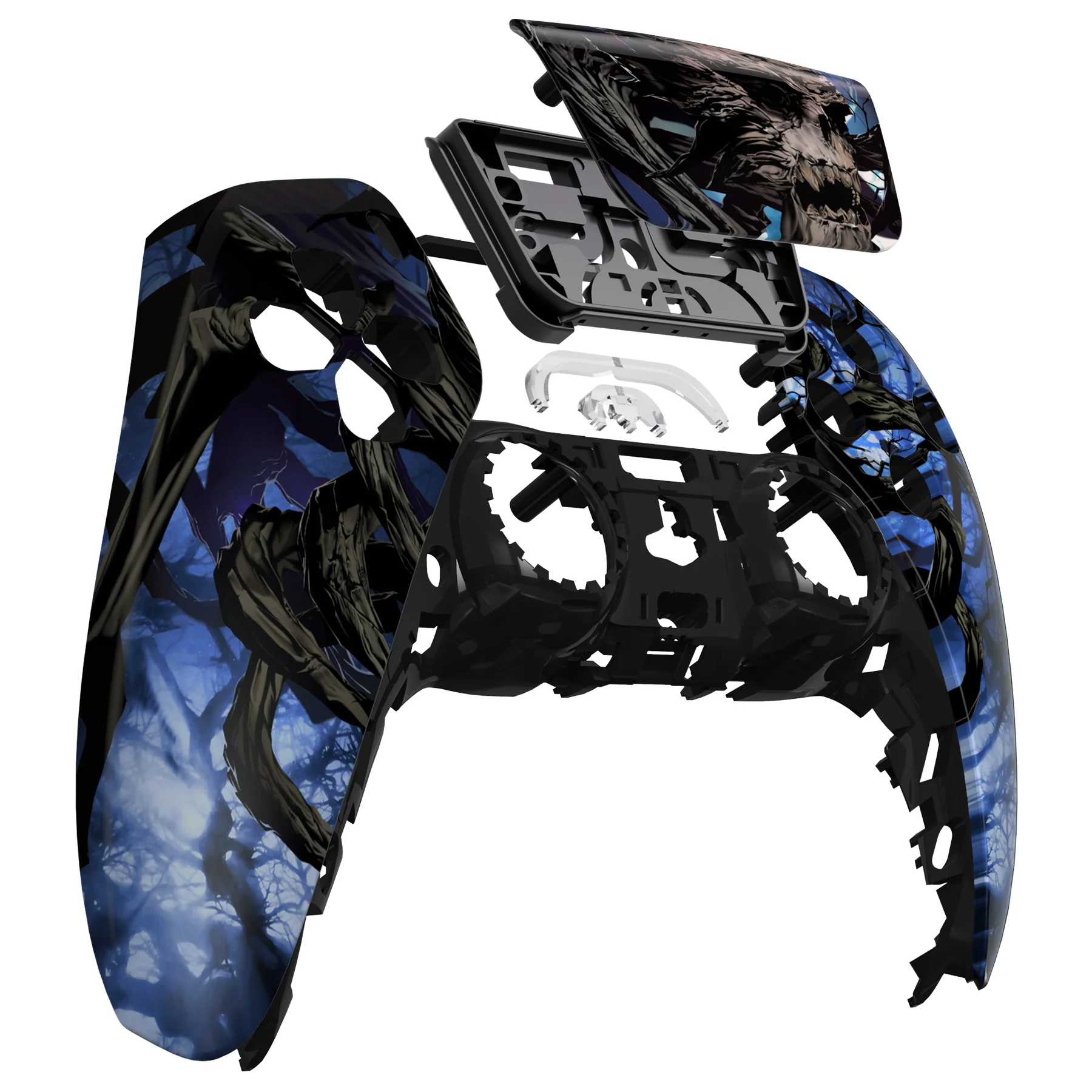 eXtremeRate Replacement Front Housing Shell with Touchpad Compatible with PS5 Controller BDM-010/020/030/040/050 - Glow in Dark - The Awakening of the Earth Lord - Image 12