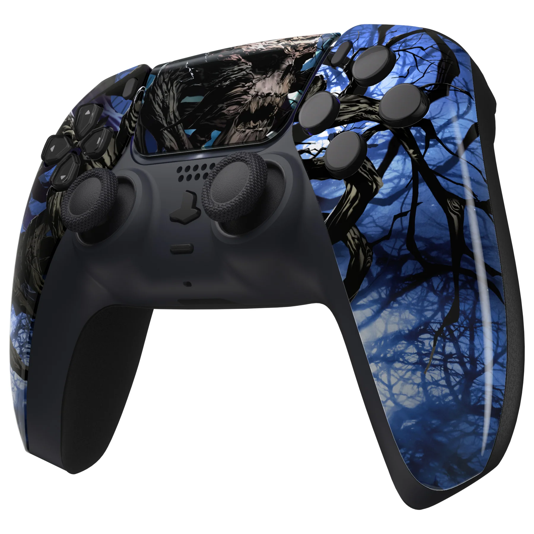 eXtremeRate Replacement Front Housing Shell with Touchpad Compatible with PS5 Controller BDM-010/020/030/040/050 - Glow in Dark - The Awakening of the Earth Lord - Image 5