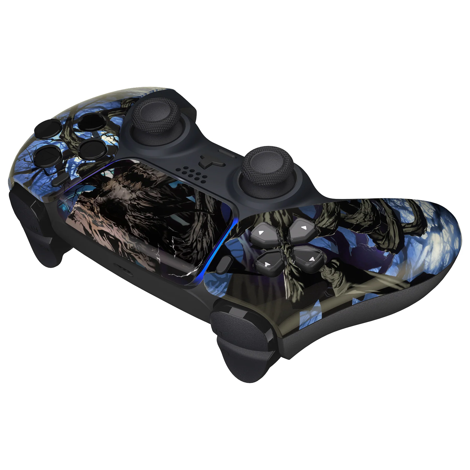 eXtremeRate Replacement Front Housing Shell with Touchpad Compatible with PS5 Controller BDM-010/020/030/040/050 - Glow in Dark - The Awakening of the Earth Lord - Image 7