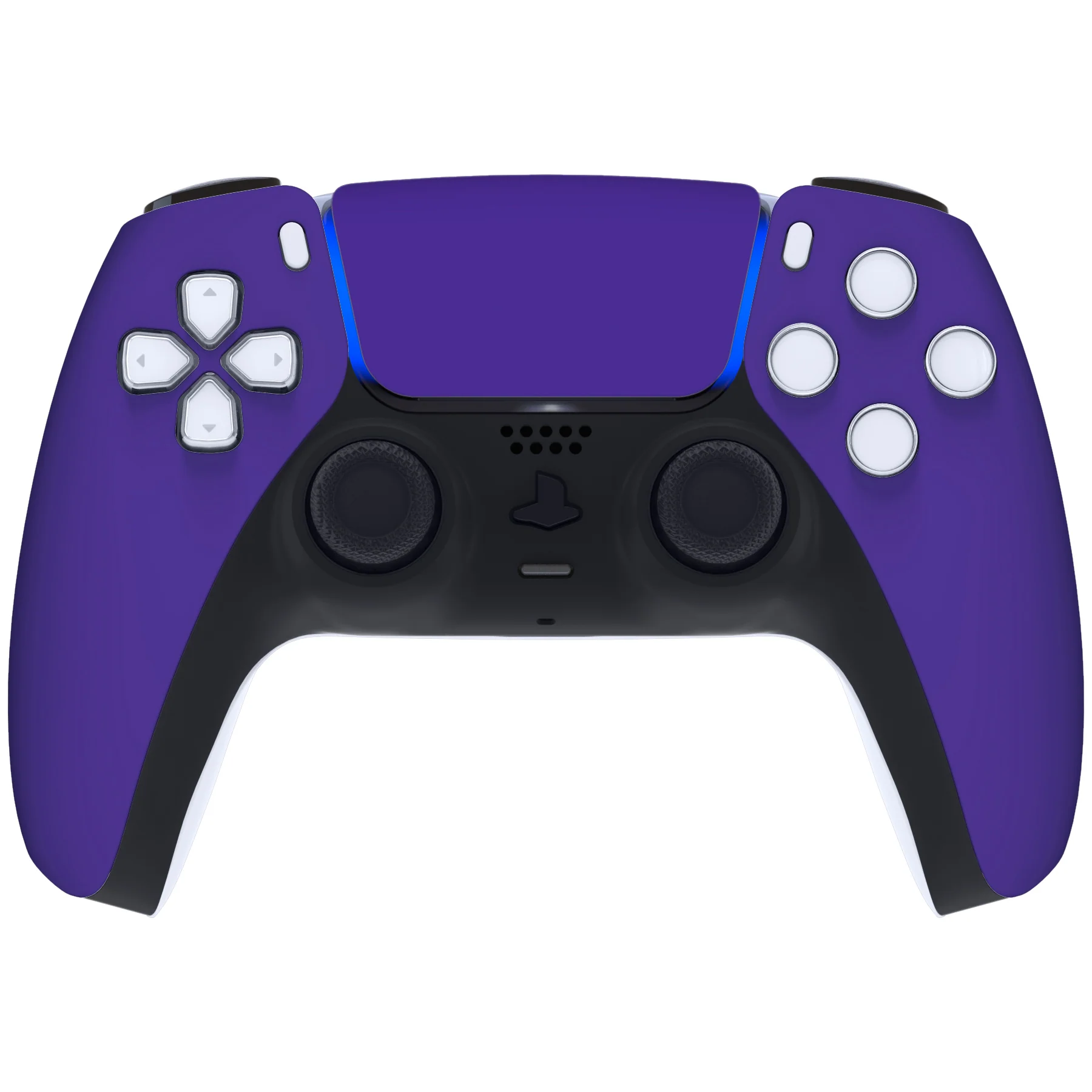 eXtremeRate Replacement Front Housing Shell with Touchpad Compatible with PS5 Controller BDM-010/020/030/040/050 - Purple - Image 2