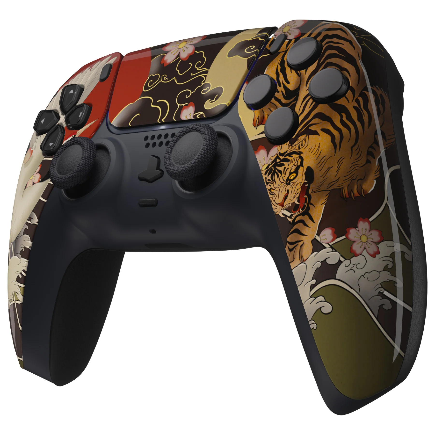 eXtremeRate Replacement Front Housing Shell with Touchpad Compatible with PS5 Controller BDM-010/020/030/040/050 - Tiger & Crane - Image 4